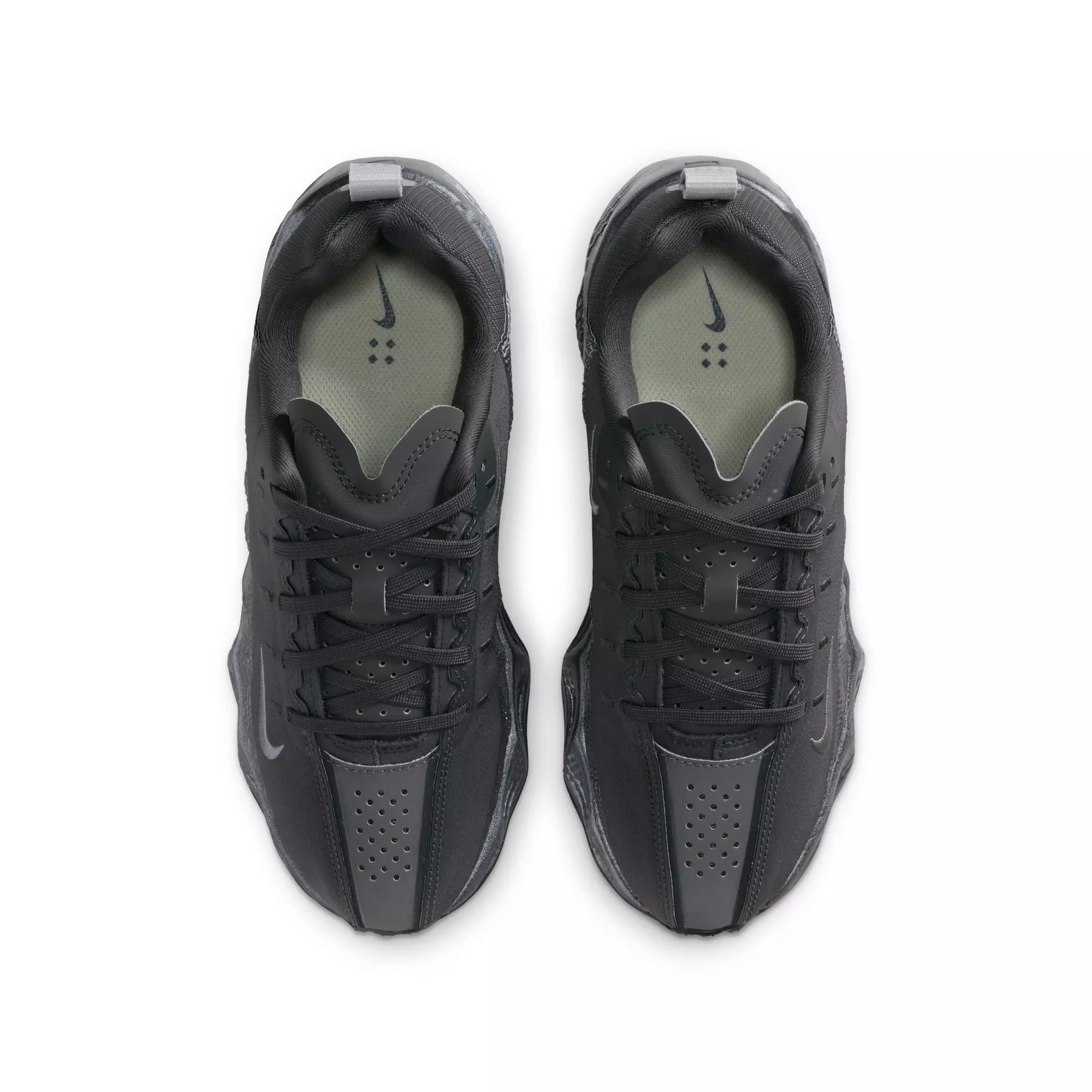 Nike Ava Rover SE "Dk Smoke Grey/Light Carbon" Grade School Boys' Shoe - BLACK/SILVER