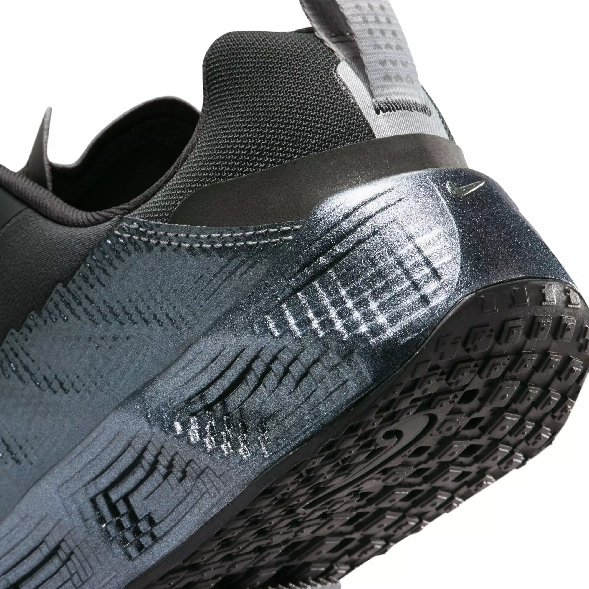 Nike Ava Rover SE "Dk Smoke Grey/Light Carbon" Grade School Boys' Shoe - BLACK/SILVER