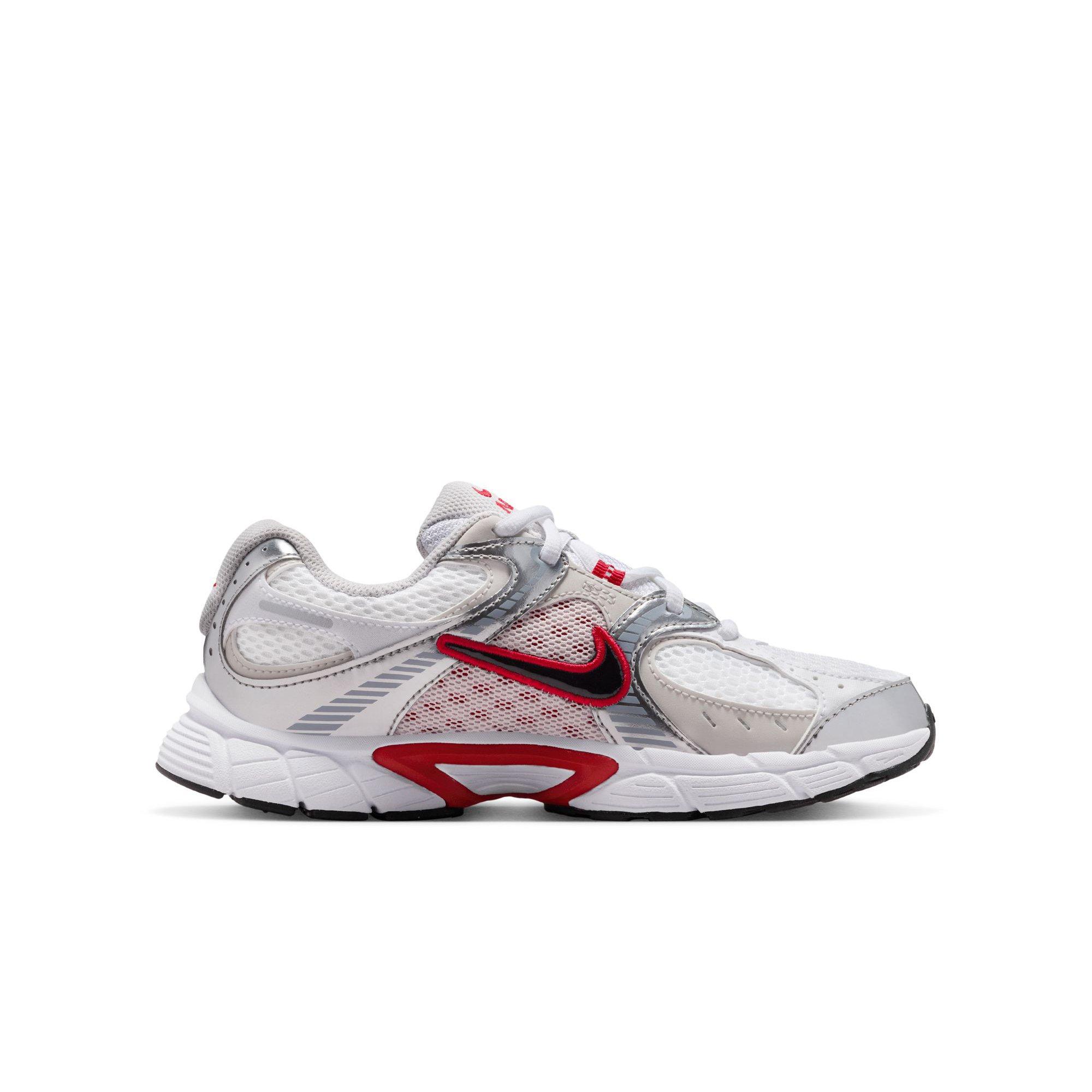 Nike V5 RNR Grade School Boys' "White/Gym Red/Black/Vast Grey" Shoe