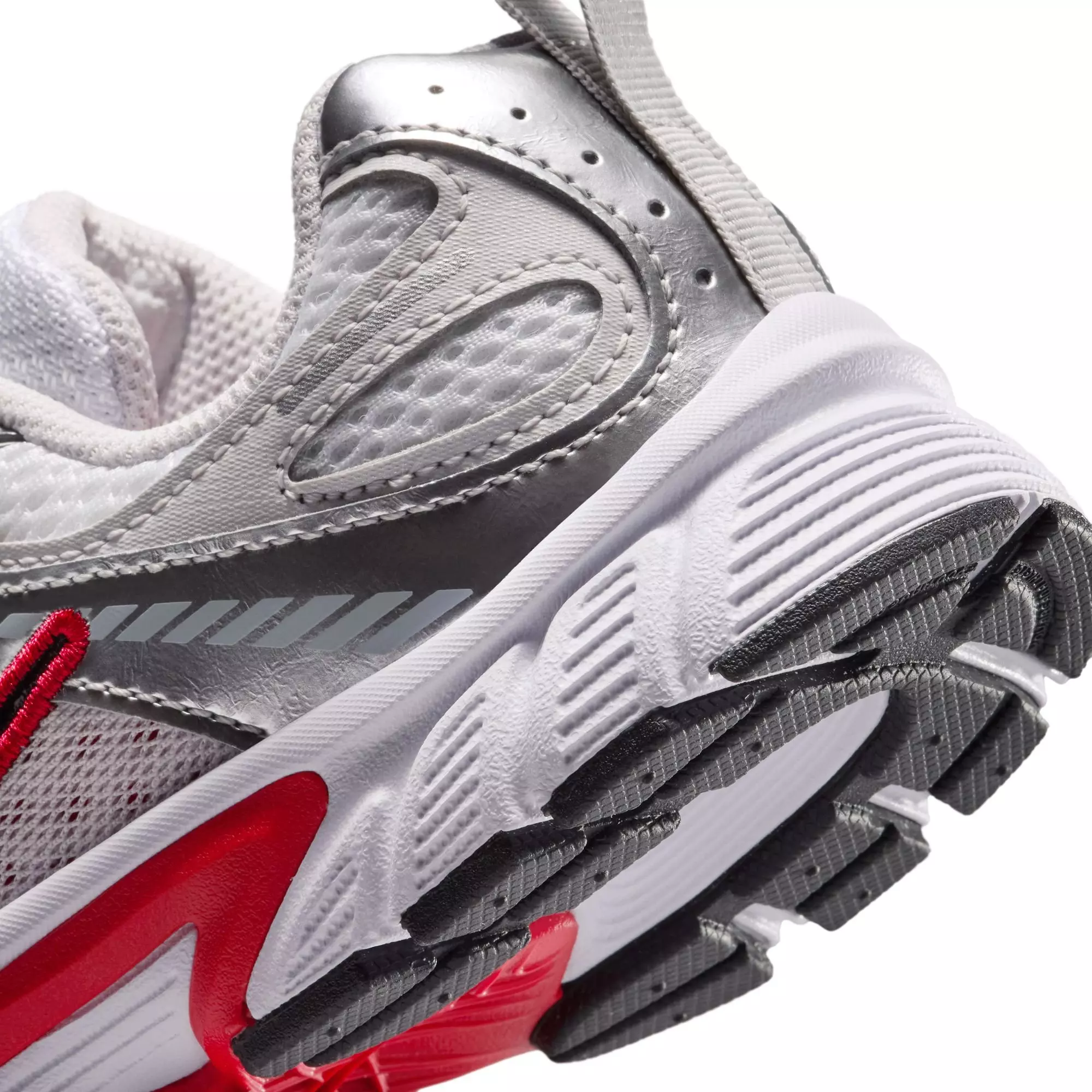 Nike V5 RNR "White/Gym Red/Black/Vast Grey" Preschool Boys' Shoe - WHITE/RED