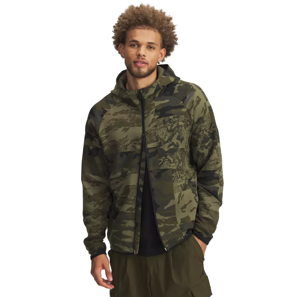 Under Armour Men's Unstoppable Fleece Full-Zip Jacket - Camo - CAMOUFLAGE