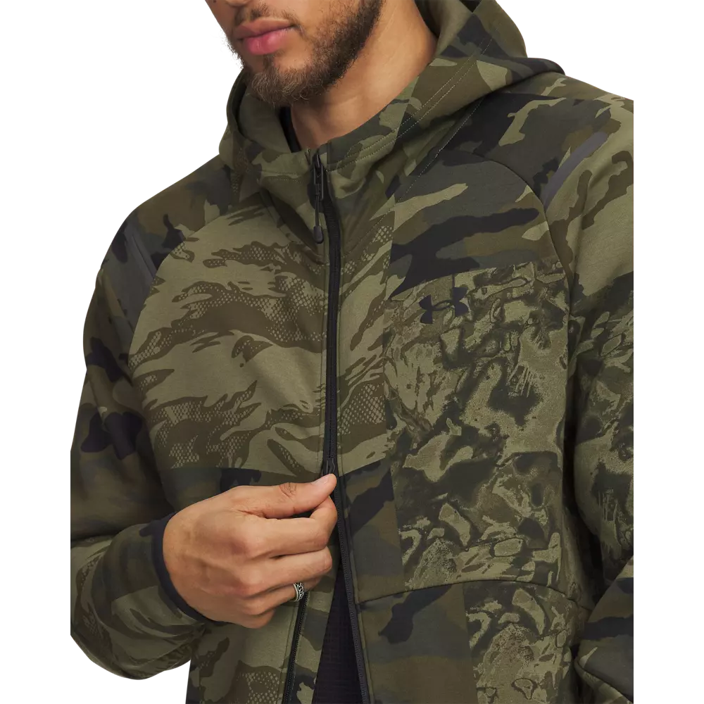Under Armour Men's Unstoppable Fleece Full-Zip Jacket - Camo - CAMOUFLAGE