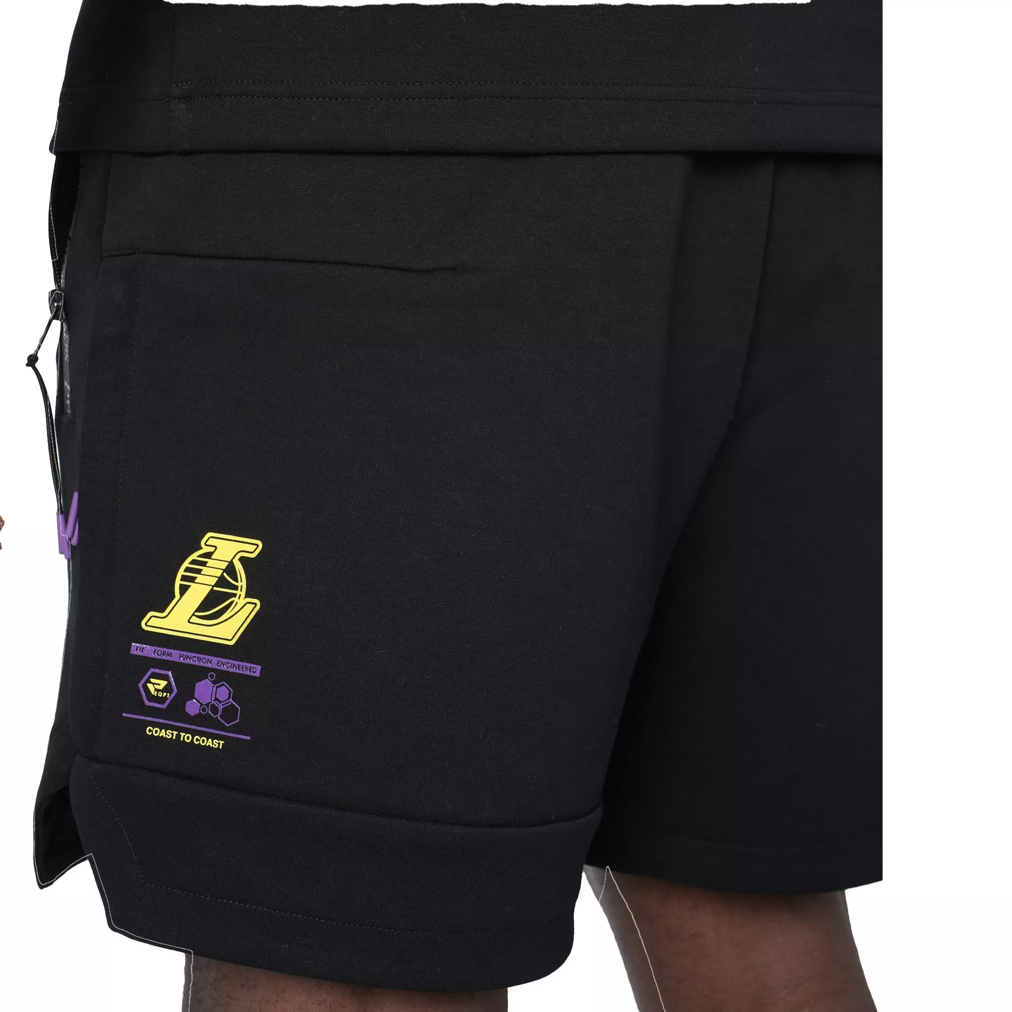 Protege Los Angeles Lakers Shorts-Black - BLACK