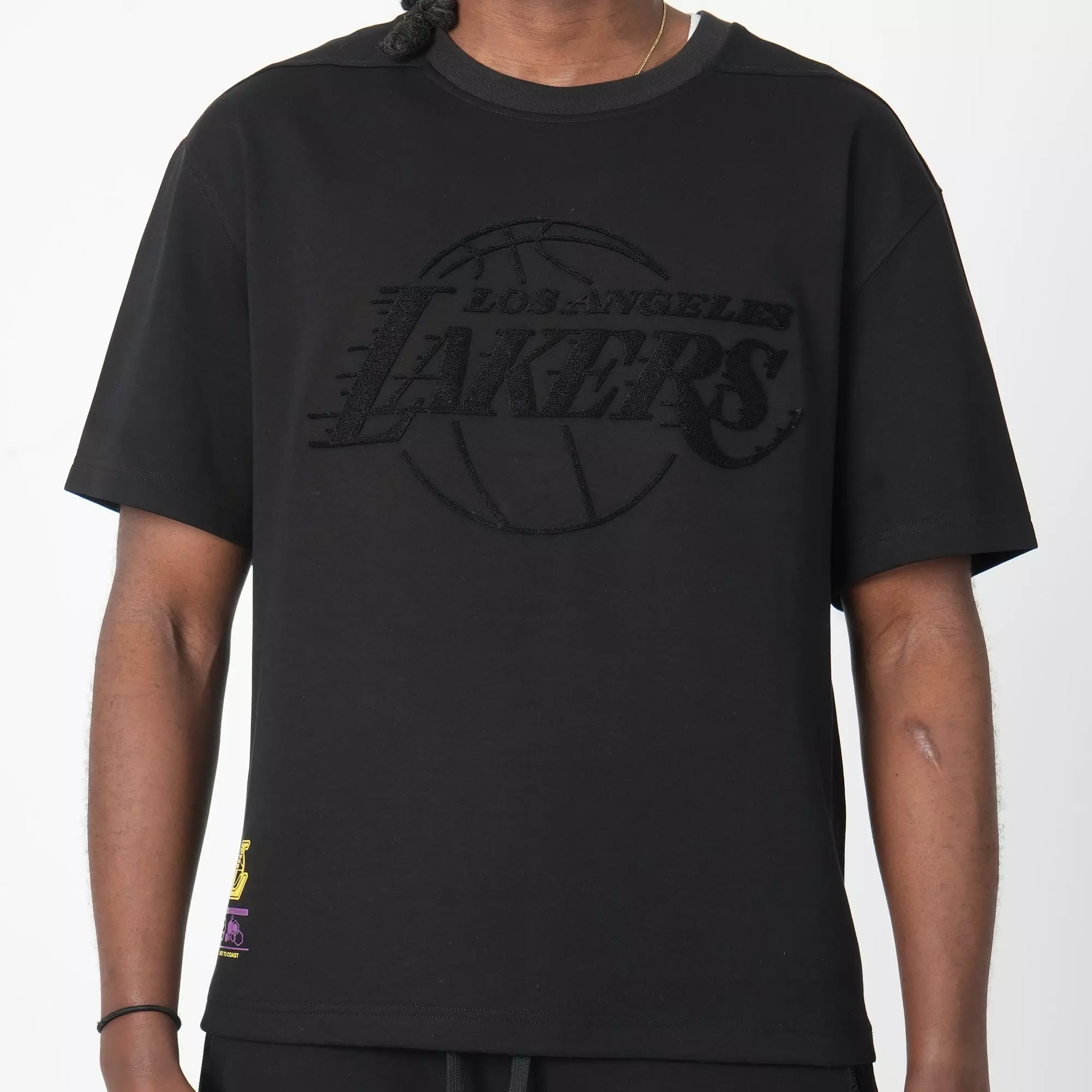 Protege Los Angeles Lakers Short Sleeve Tee-Black - BLACK