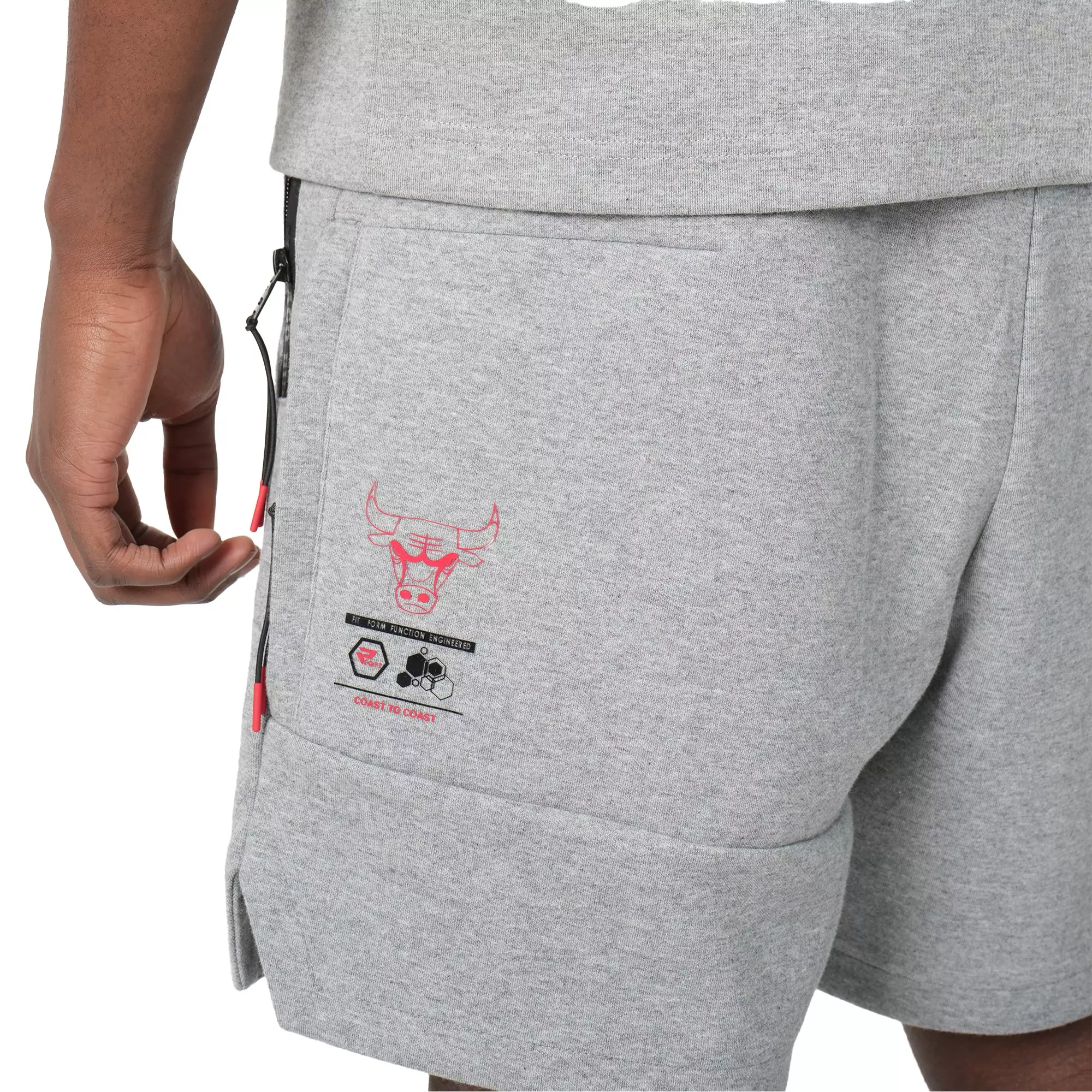 Protege Chicago Bulls Shorts-Grey - GREY