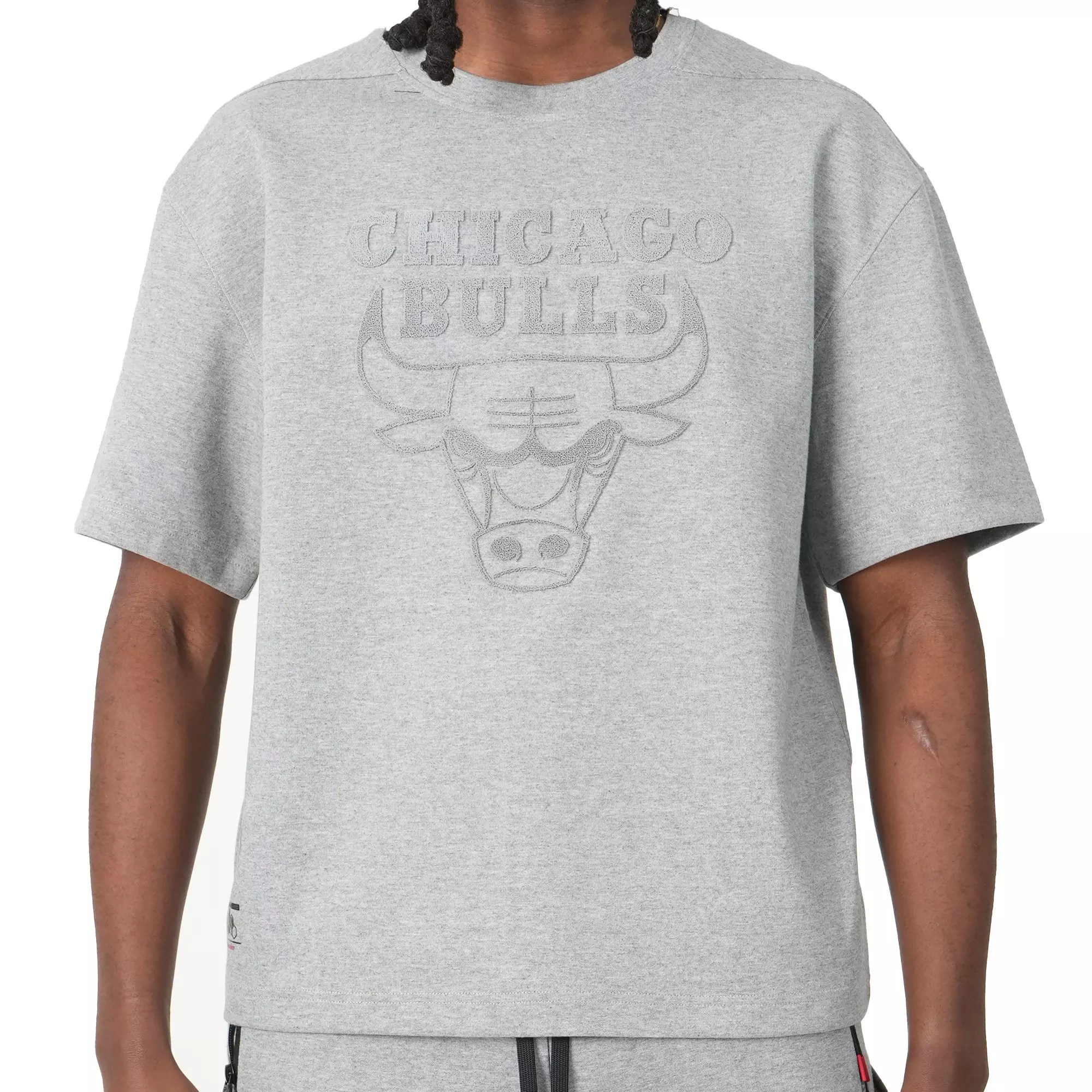 Protege Chicago Bulls Short Sleeve Tee-Grey - GREY
