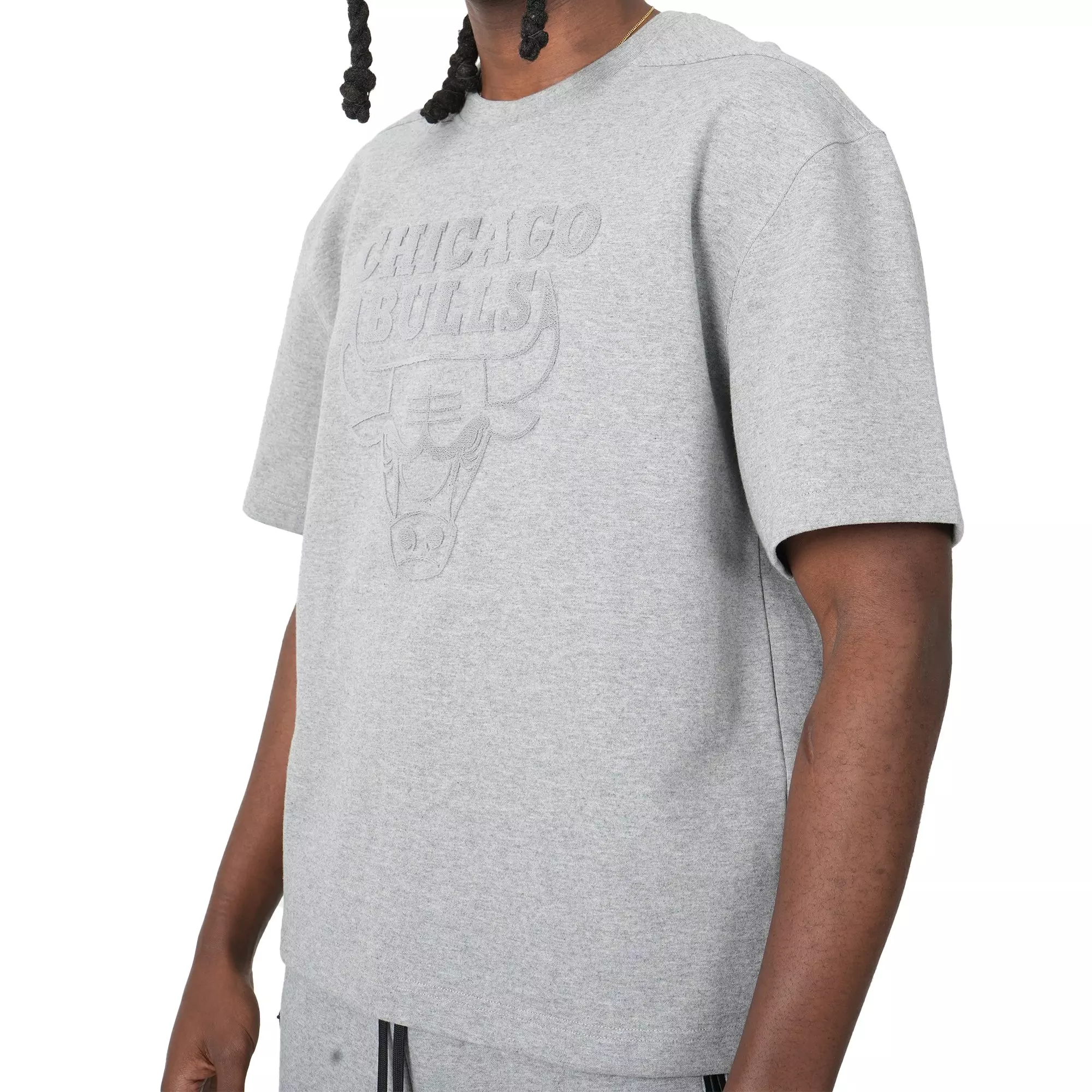 Protege Chicago Bulls Short Sleeve Tee-Grey - GREY