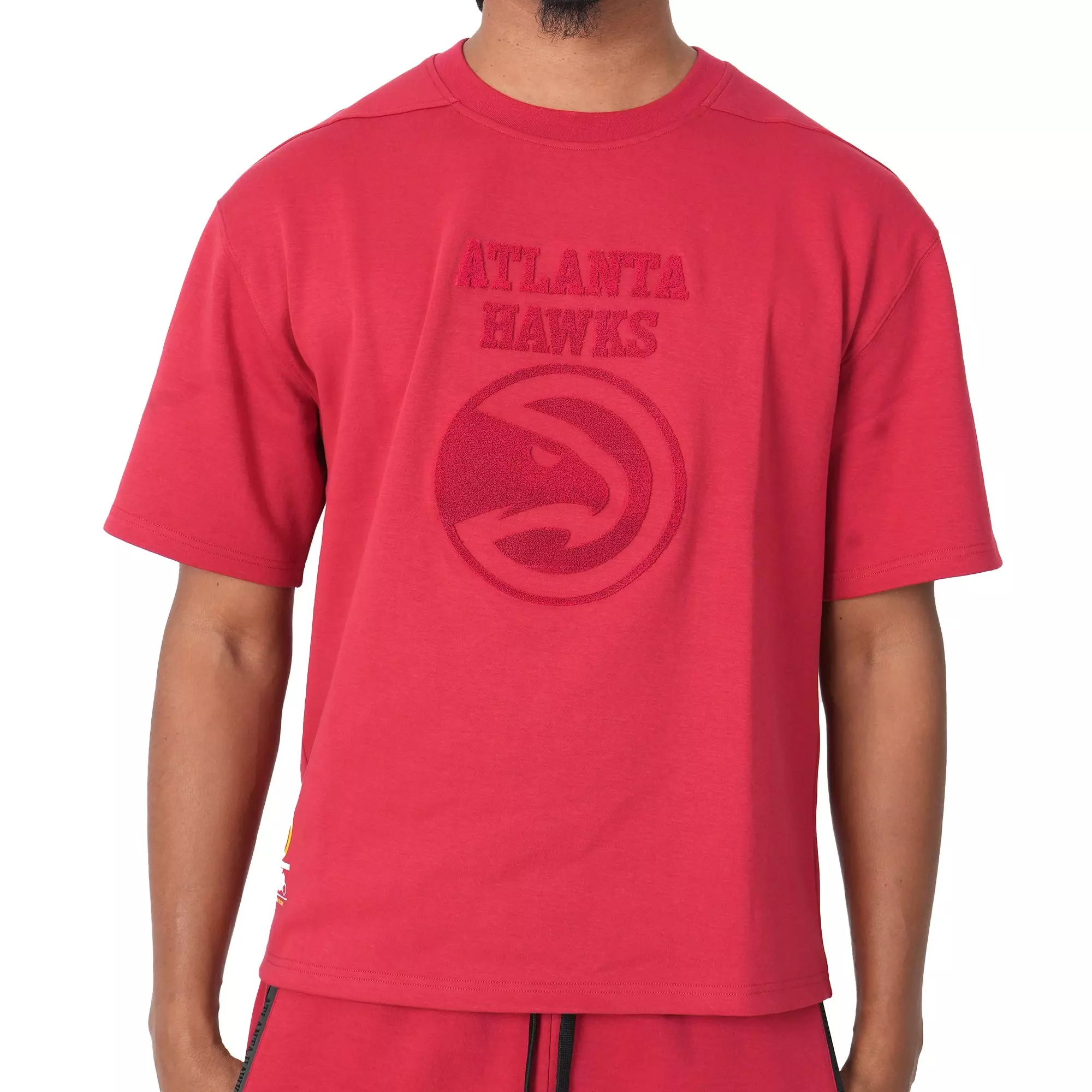 Protege Atlanta Hawks Short Sleeve Tee-Red - RED