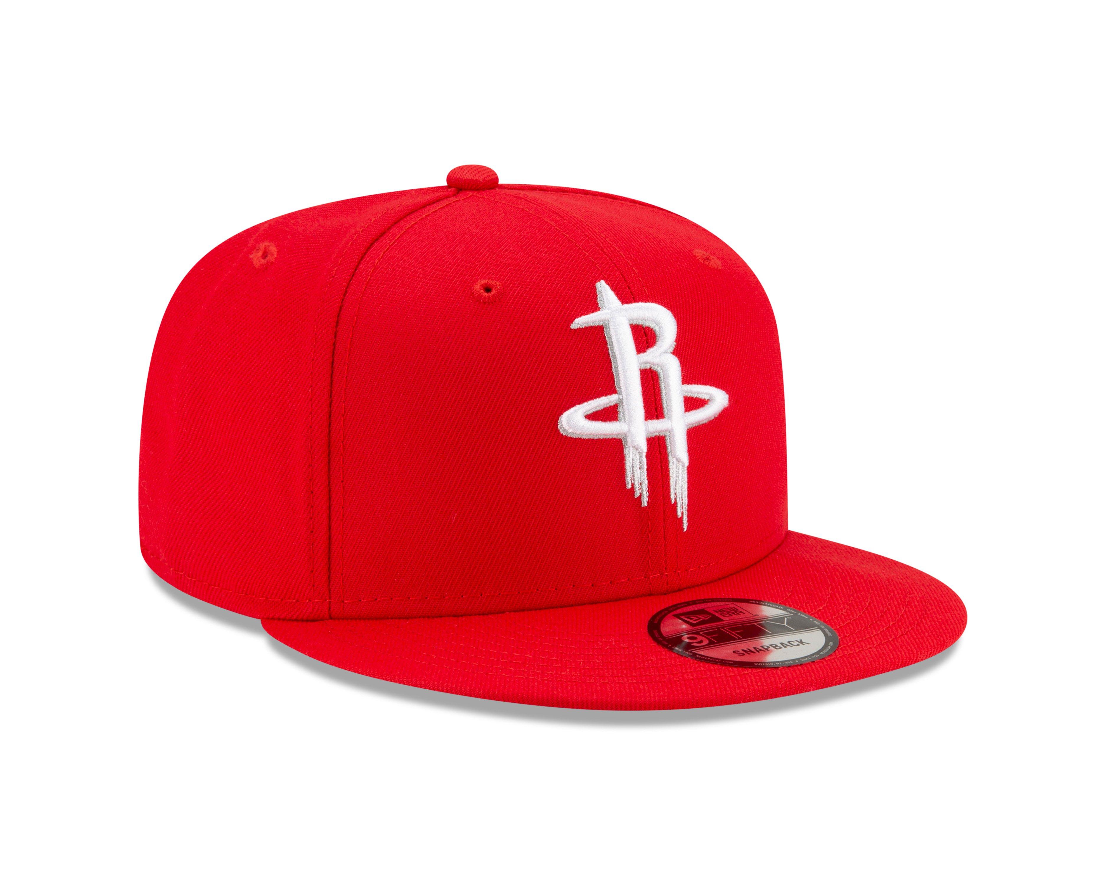 New Era Houston Rockets 9FIFTY Snapback Hat-Red