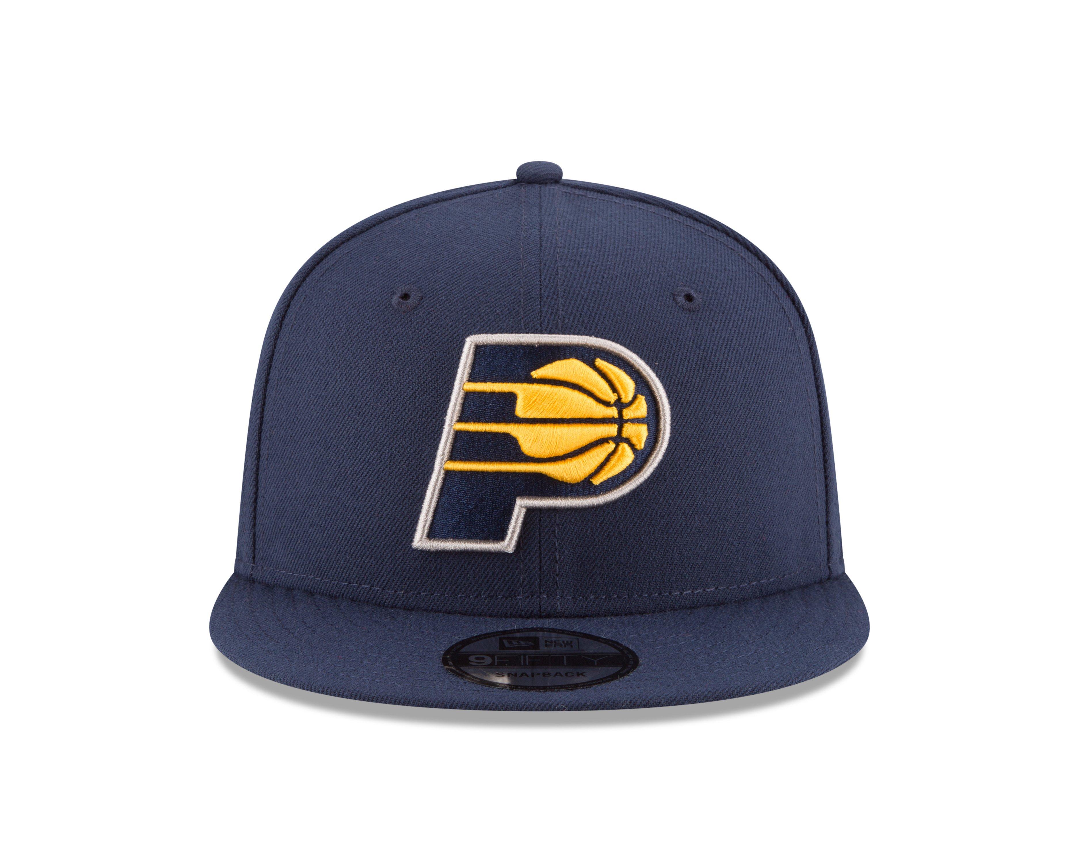 New Era Indiana Pacers 9FIFTY Snapback Hat-Navy - NAVY Thumbnail View 3