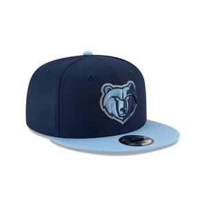 New Era Memphis Grizzlies 9FIFTY Snapback Hat-Navy/Light Blue