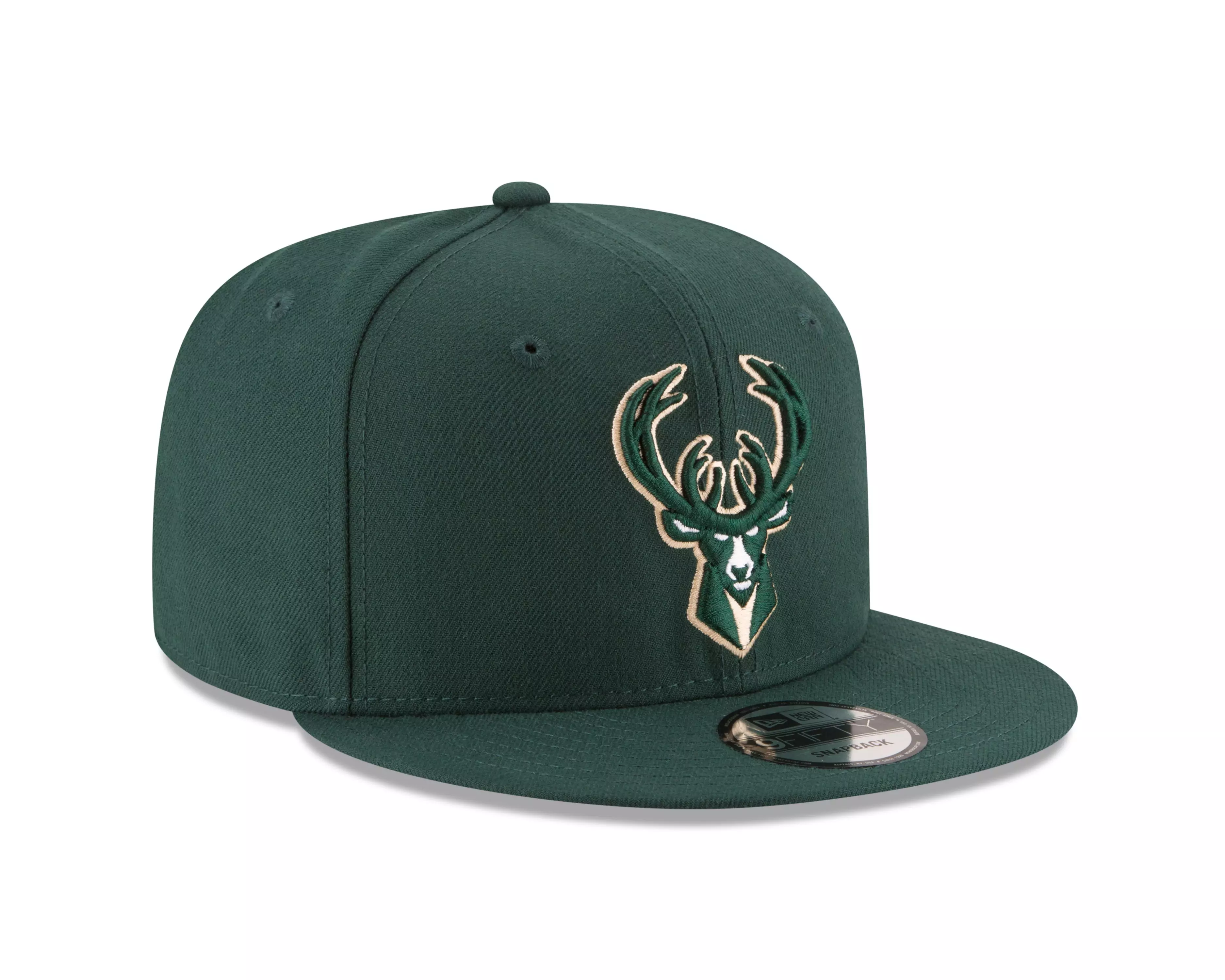New Era Milwaukee Bucks 9FIFTY Snapback Hat - Green - GREEN