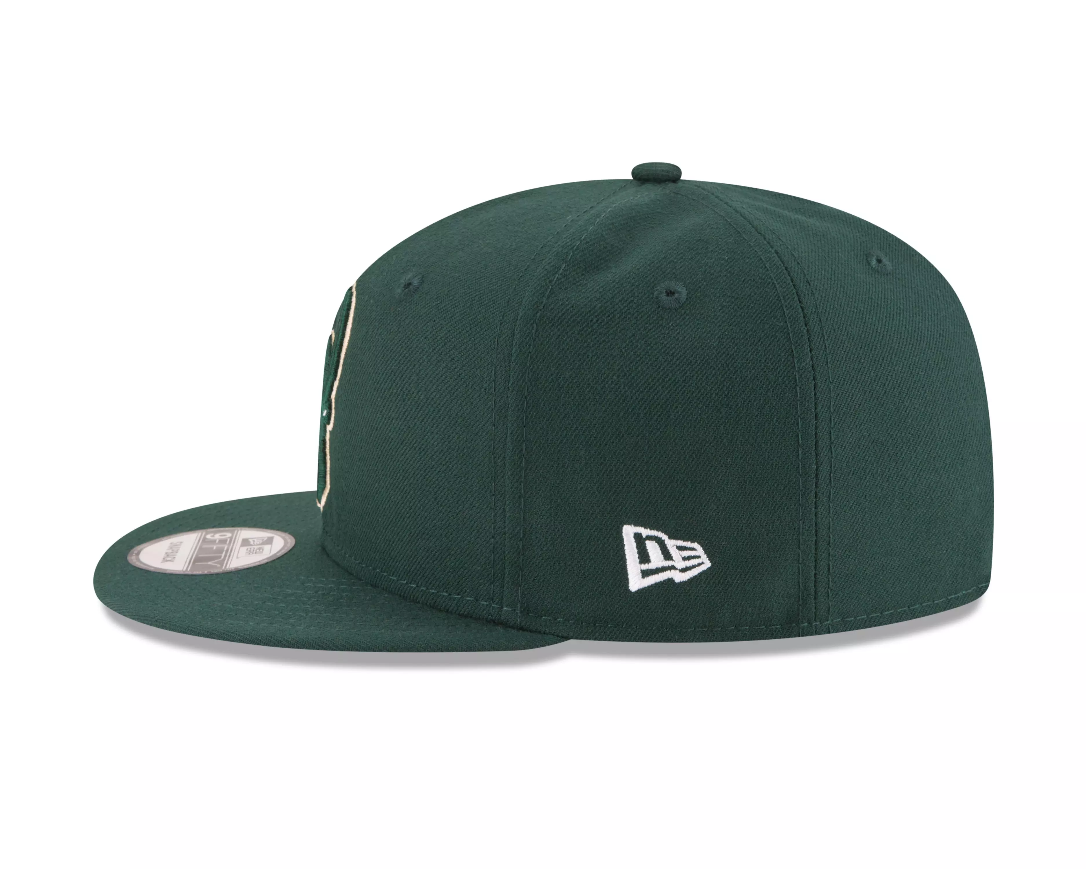 New Era Milwaukee Bucks 9FIFTY Snapback Hat-Green - GREEN