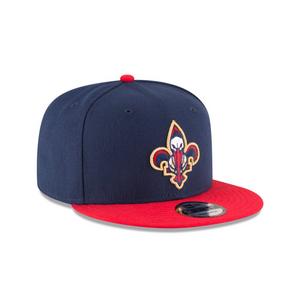 New Era New Orleans Pelicans 9FIFTY Snapback Hat-Navy/Red