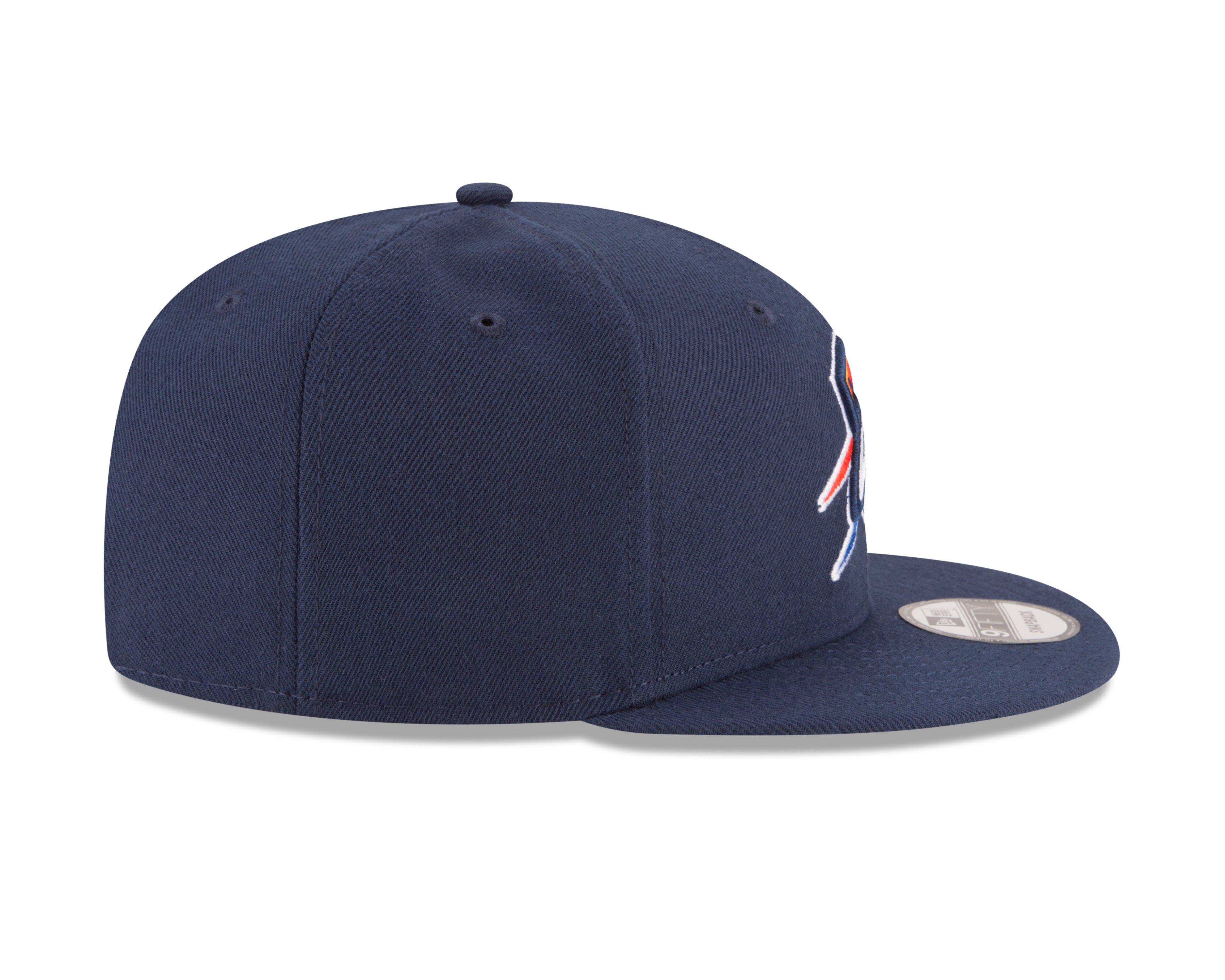 New Era Oklahoma City Thunder 9FIFTY Snapback Hat-Blue