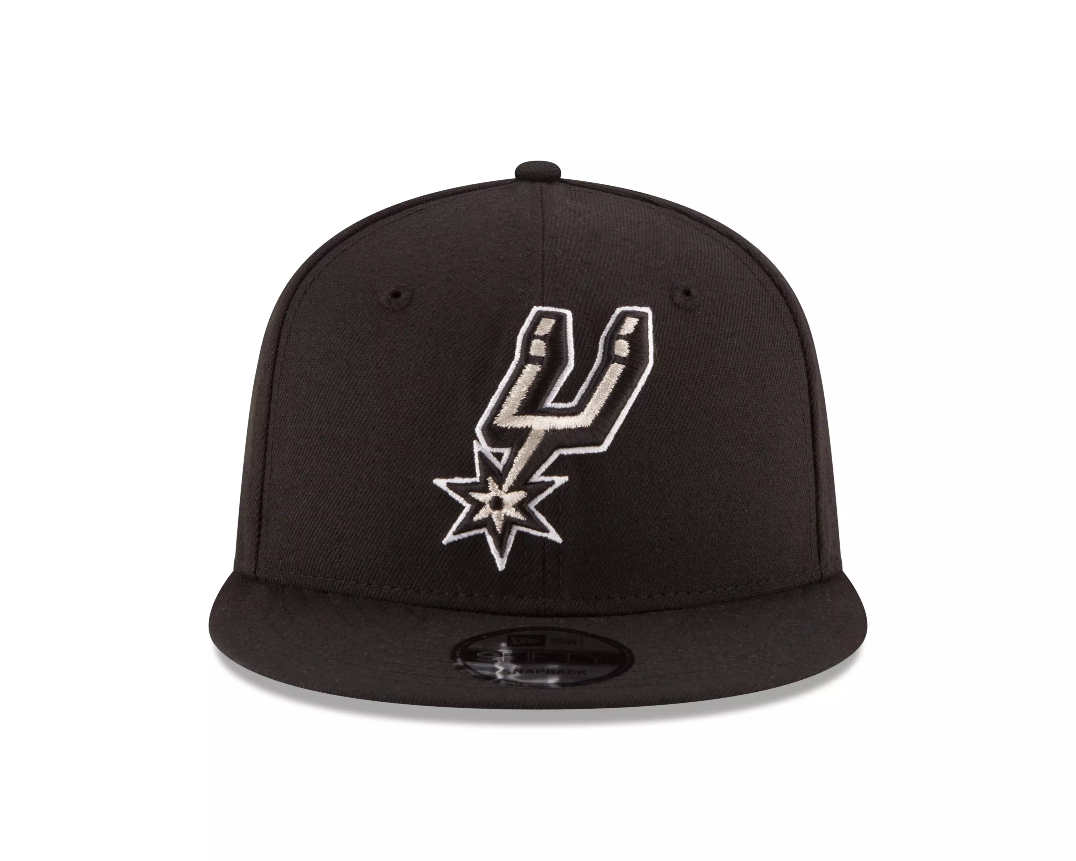 New Era San Antonio Spurs 9FIFTY Snapback Hat-Black - BLACK