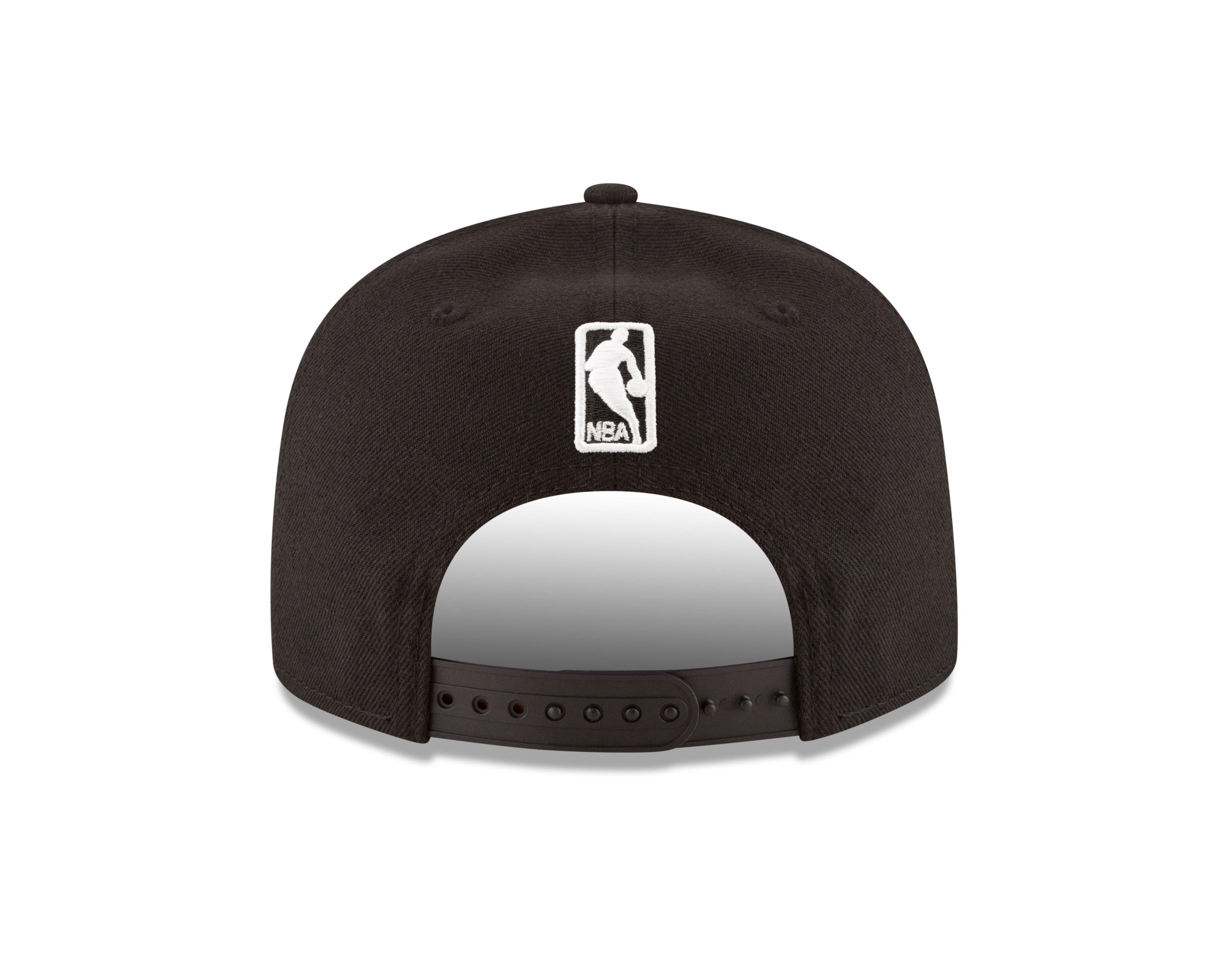 New Era San Antonio Spurs 9FIFTY Snapback Hat - Black - BLACK Thumbnail View 4