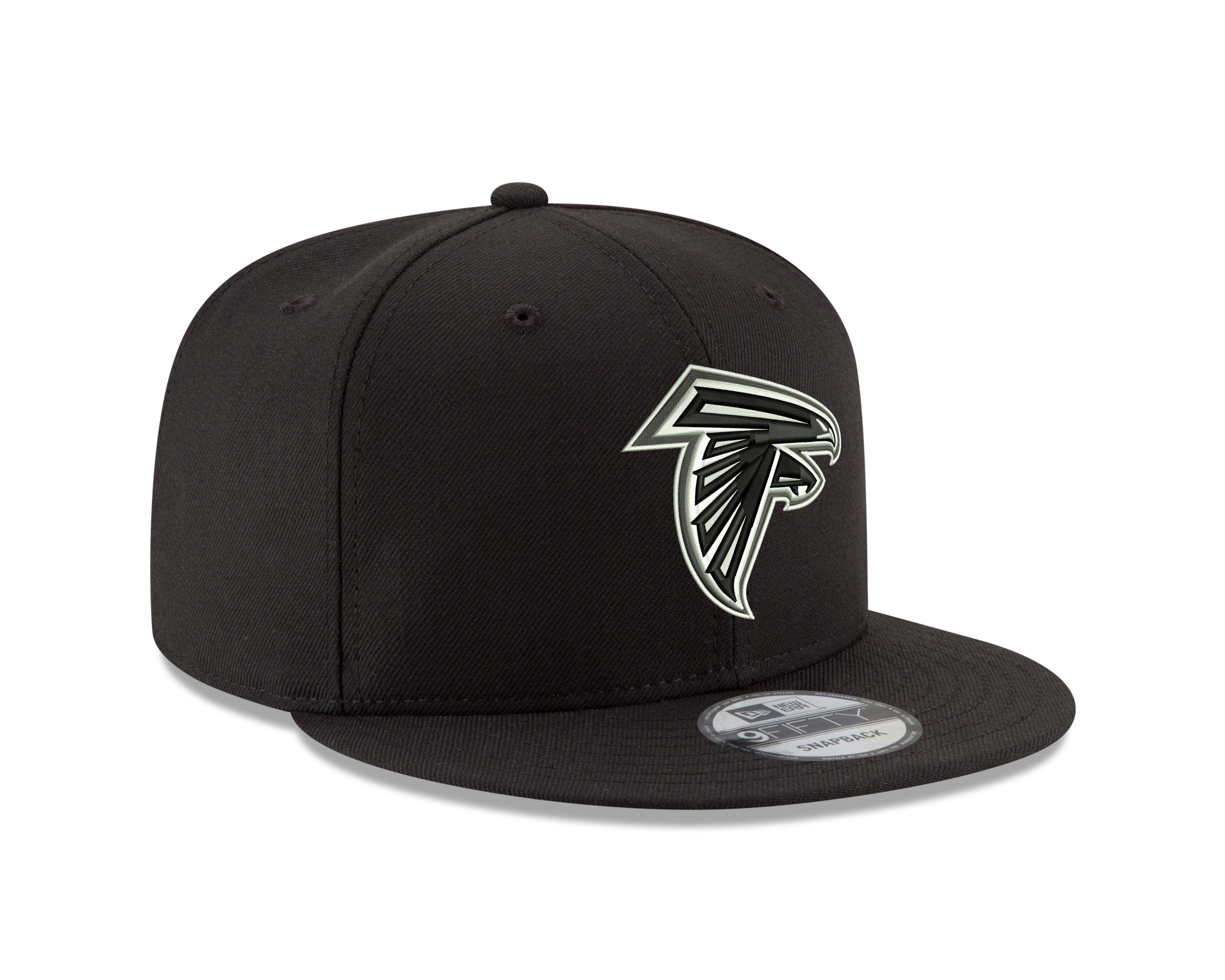 New Era Atlanta Falcons 9FIFTY Snapback Hat-Black/White