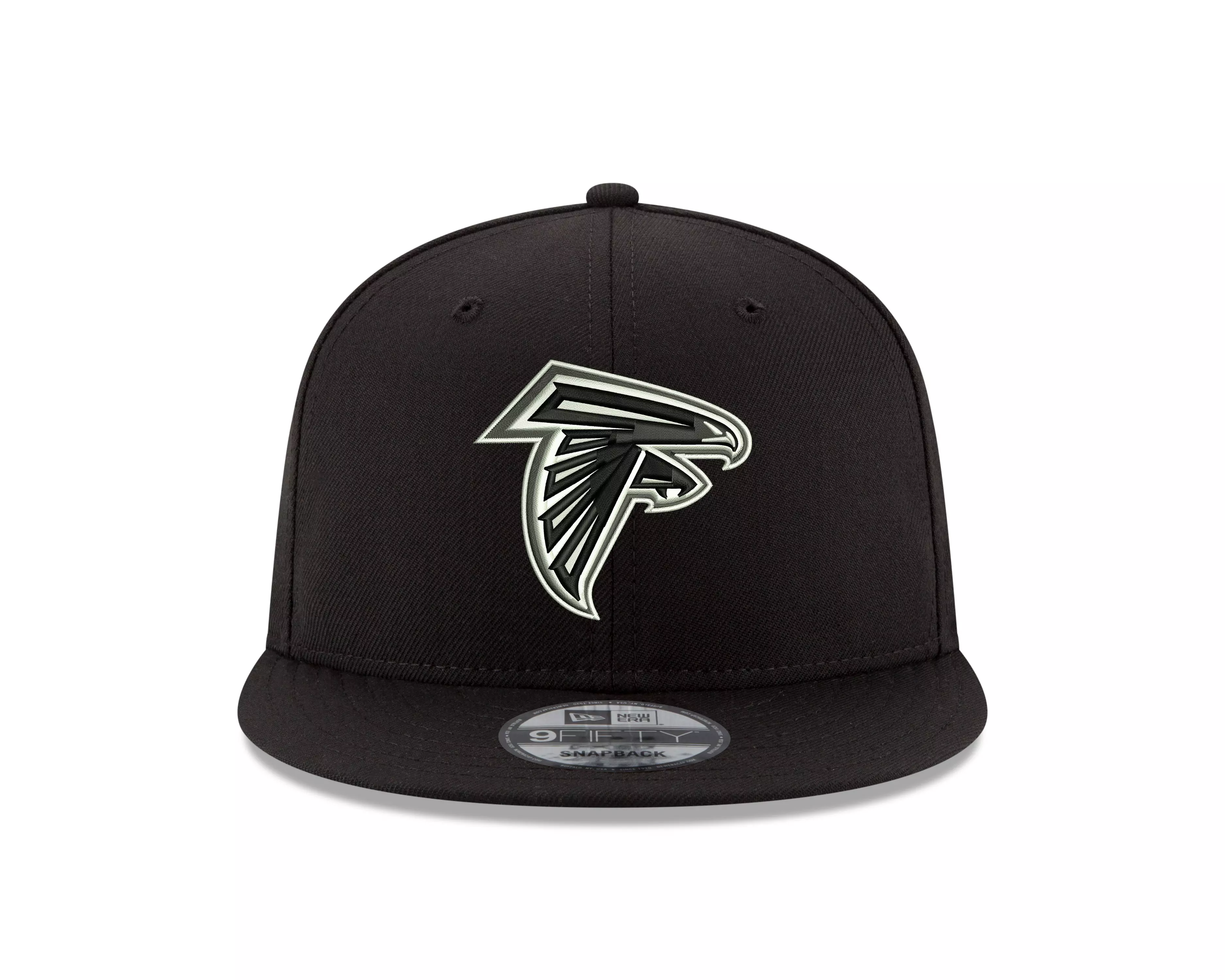 New Era Atlanta Falcons 9FIFTY Snapback Hat - Black/White - BLACK/WHITE