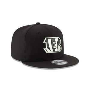 New Era Cincinnati Bengals 9FIFTY Snapback Hat-Black/White