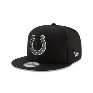 New Era Indianapolis Colts 9FIFTY Snapback Hat-Black/White