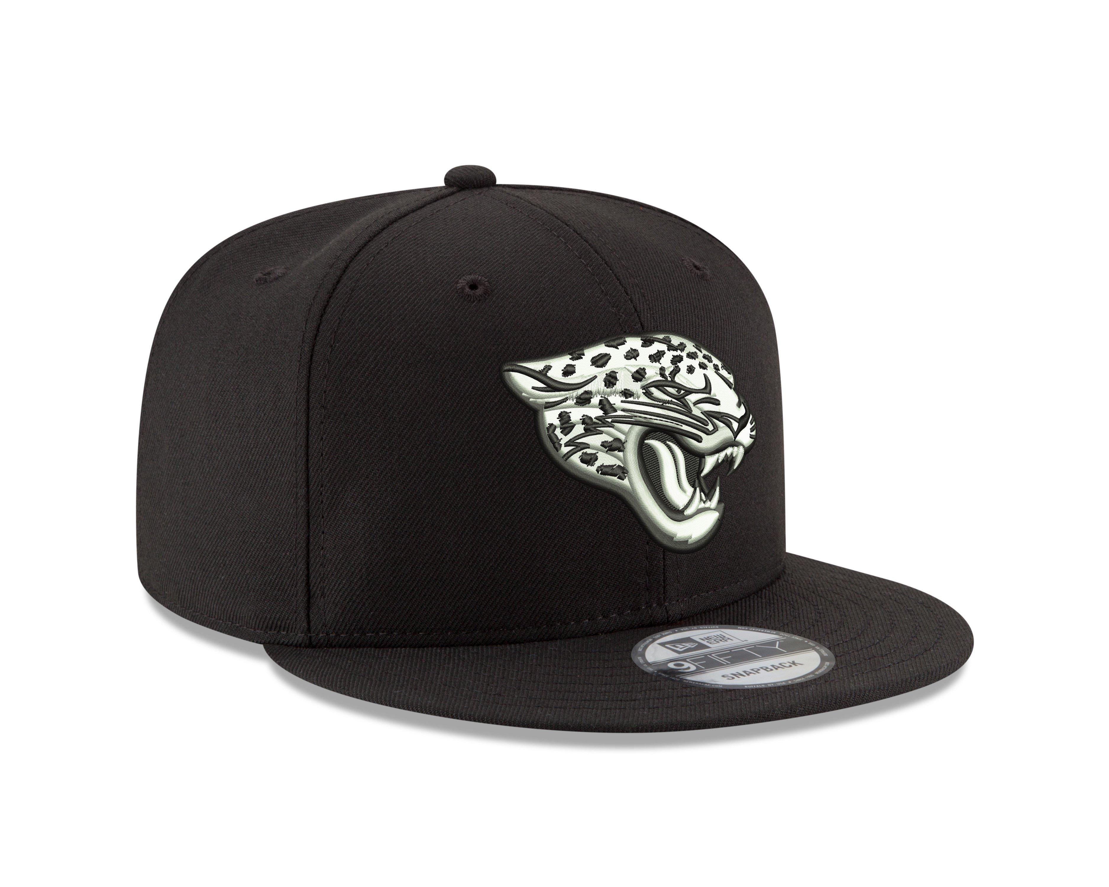 New Era Jacksonville Jaguars 9FIFTY Black/White Snapback Hat