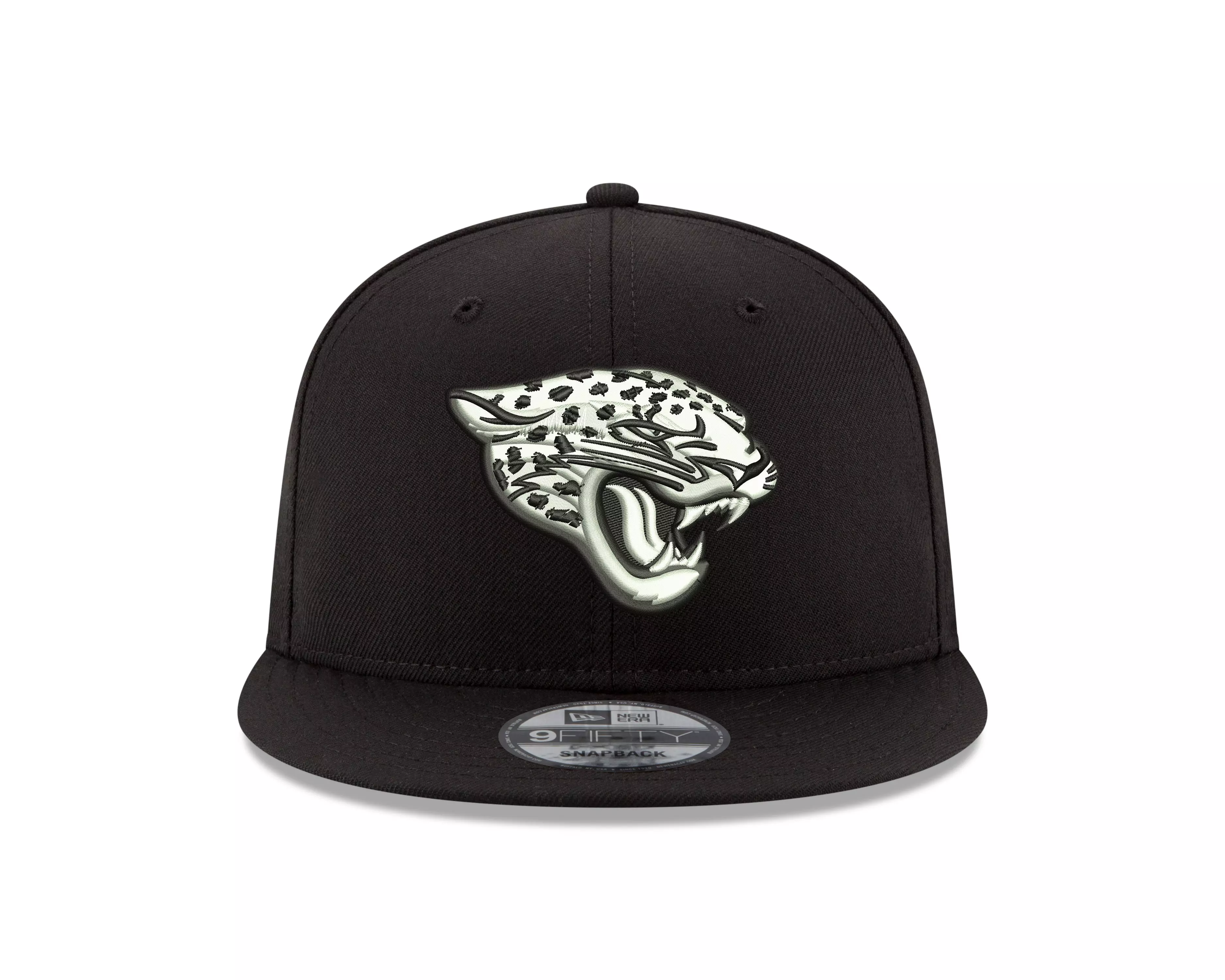New Era Jacksonville Jaguars 9FIFTY Snapback Hat-Black/White - BLACK/WHITE