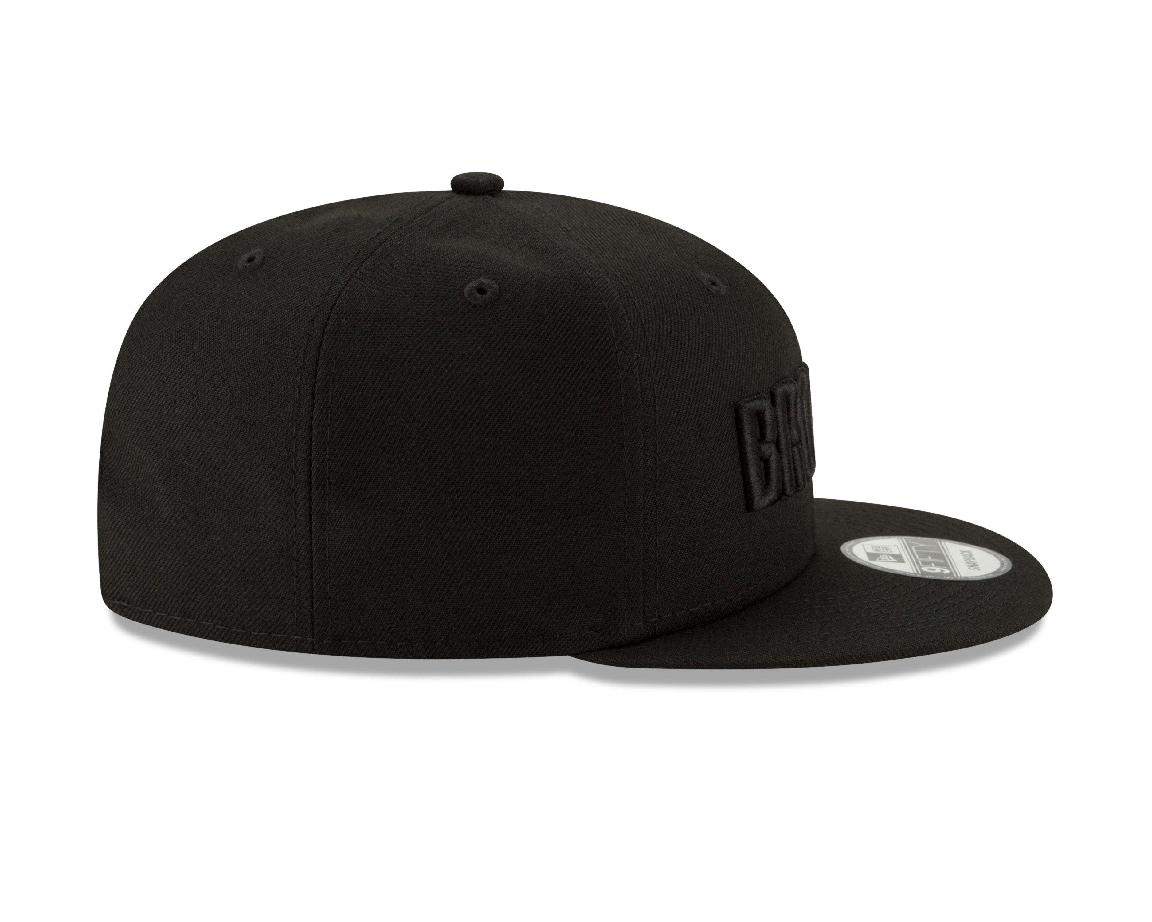 New Era Cleveland Browns 9FIFTY Snapback Hat - Black - BLACK Thumbnail View 6