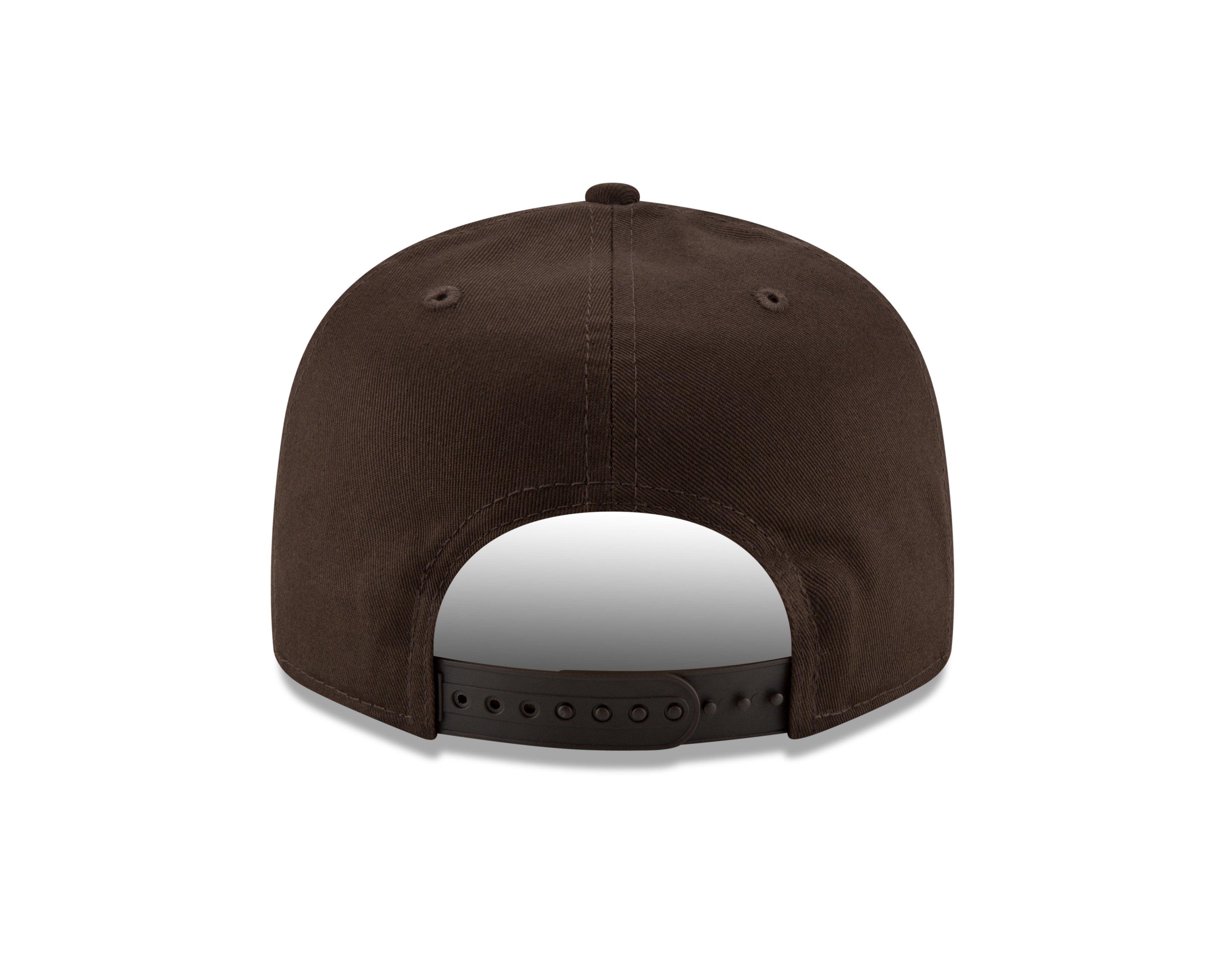 New Era Cleveland Browns 9FIFTY Snapback Hat - Brown - BROWN Thumbnail View 4