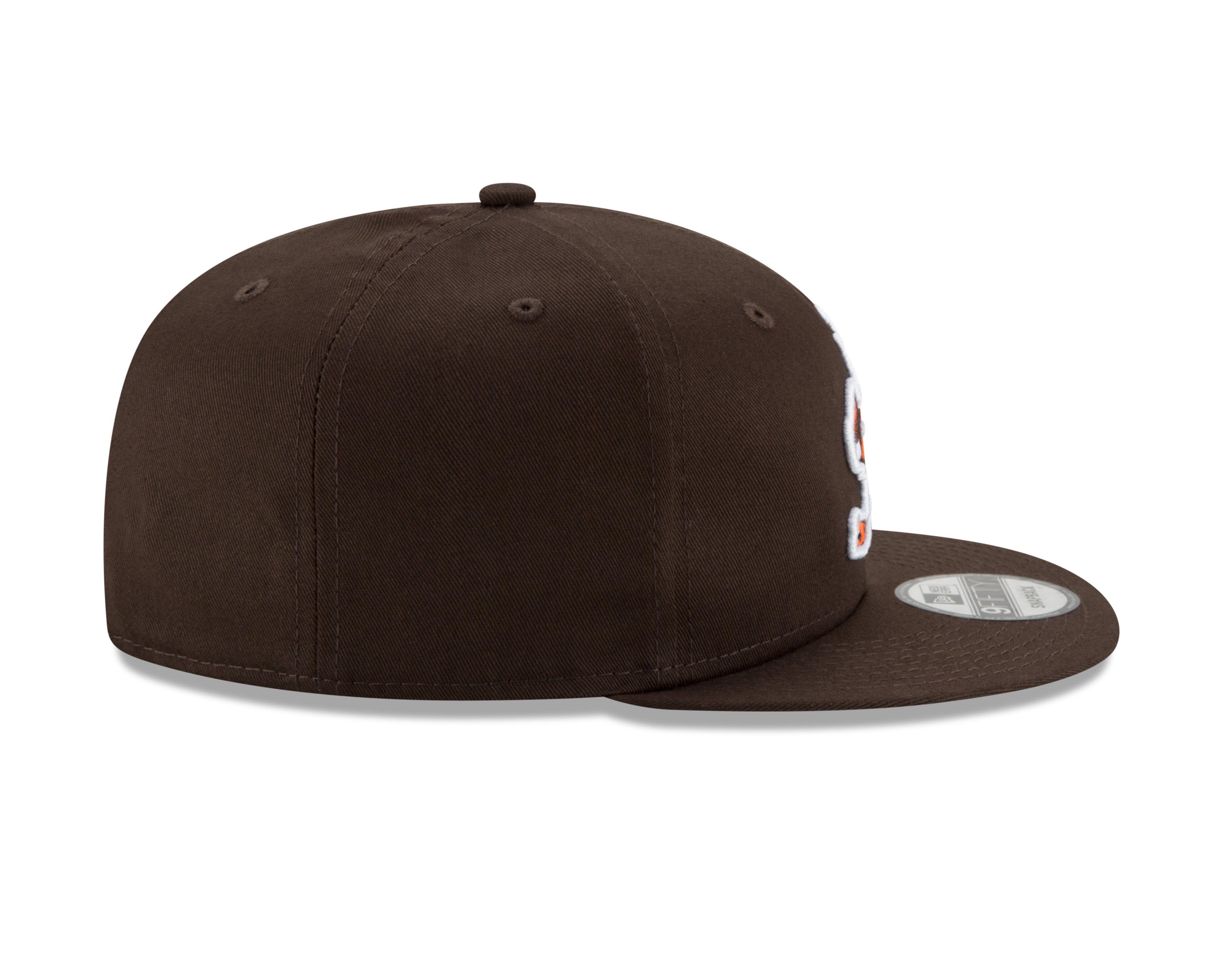 New Era Cleveland Browns 9FIFTY Snapback Hat-Brown