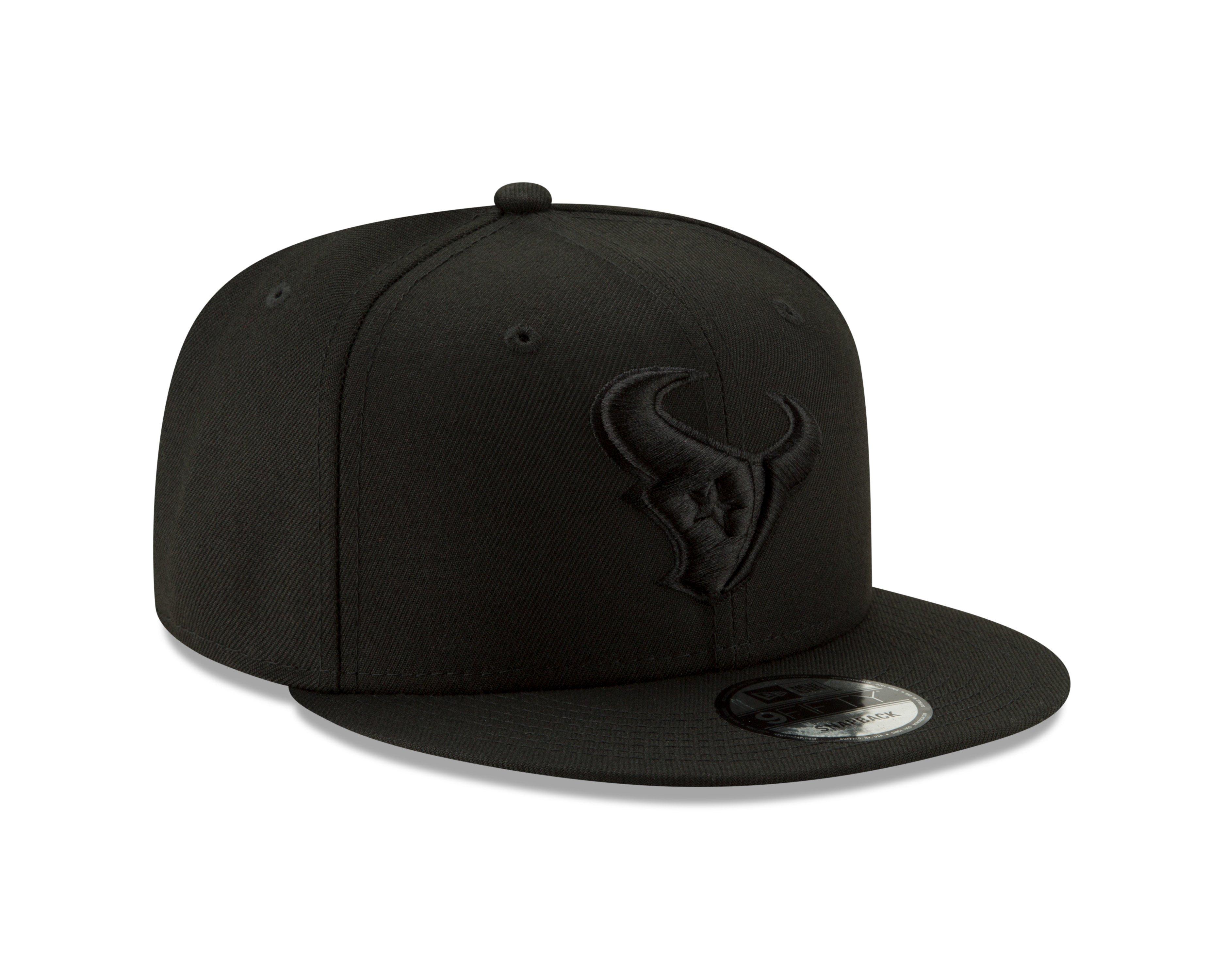 New Era Houston Texans 9FIFTY Black Snapback Hat