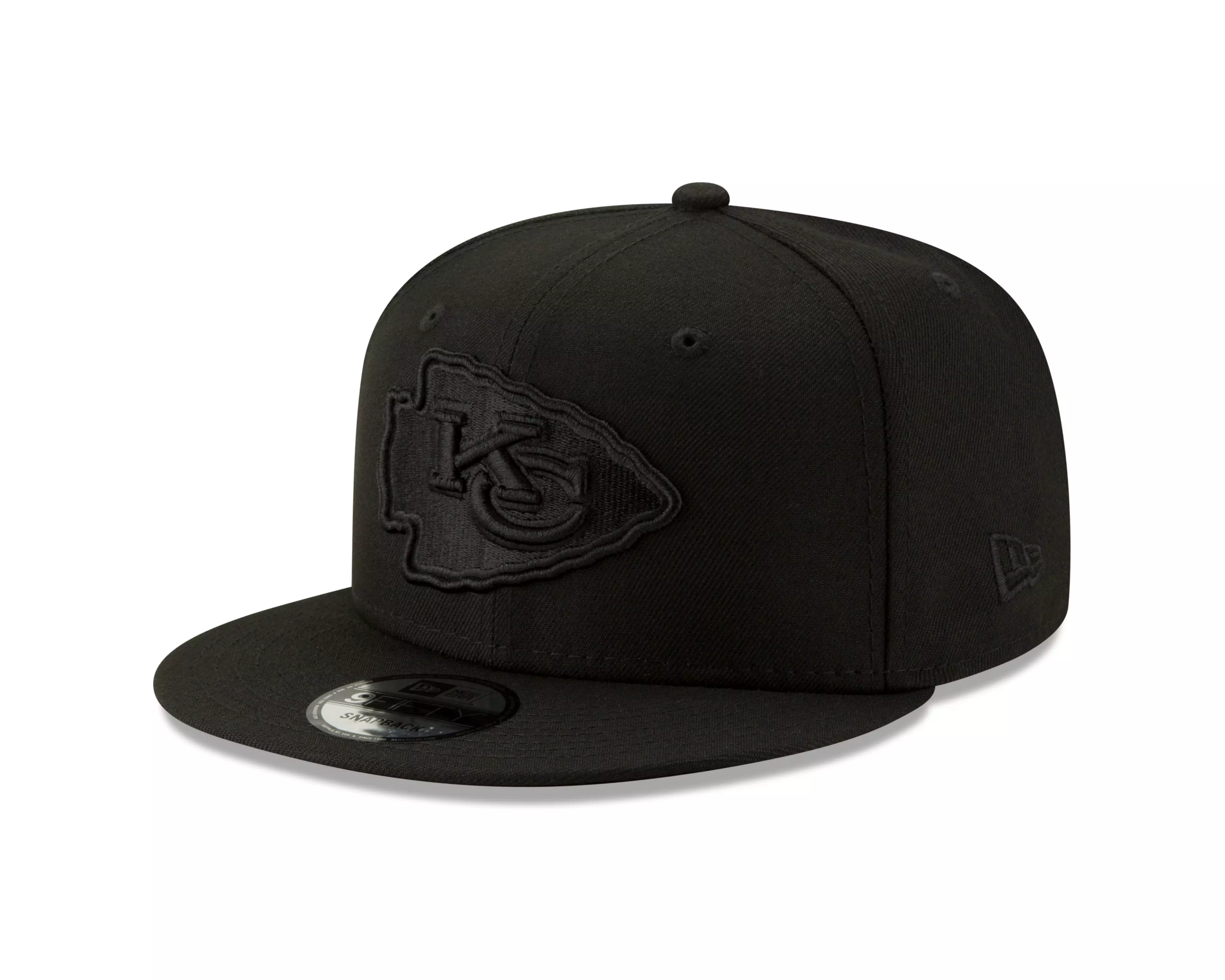 New Era Kansas City Chiefs 9FIFTY Snapback Hat-Black - BLACK