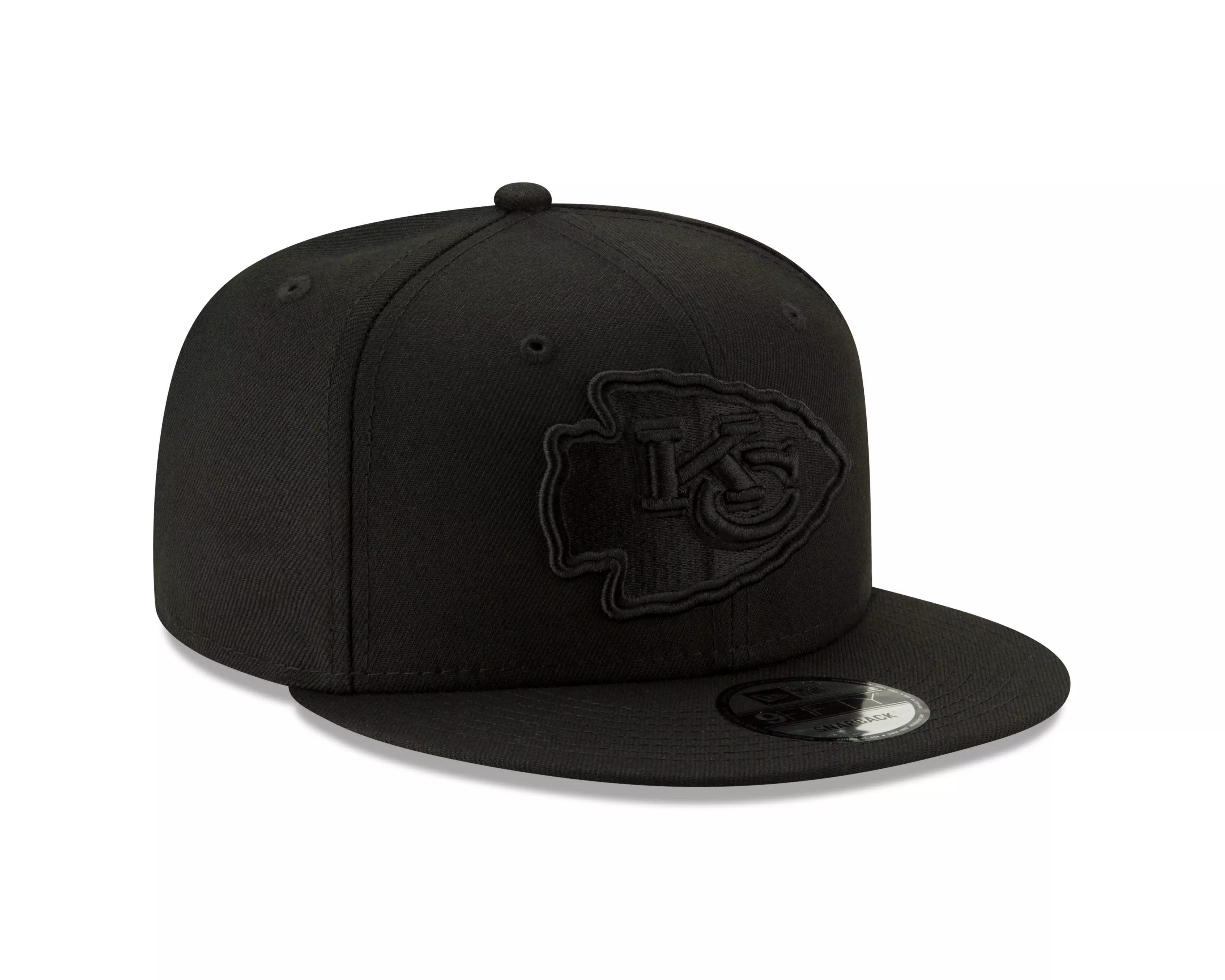 New Era Kansas City Chiefs 9FIFTY Snapback Hat-Black - BLACK