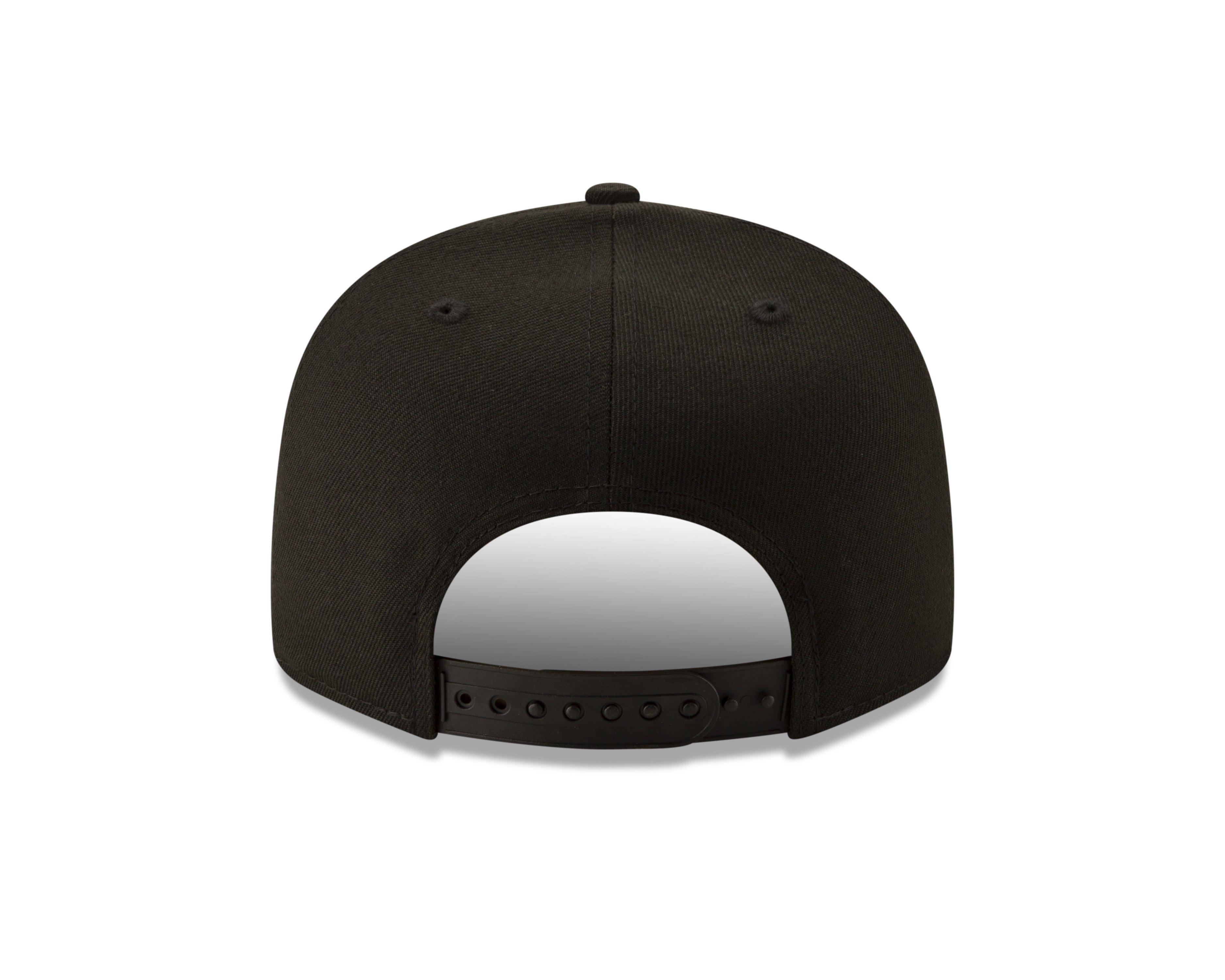 New Era New Orleans Saints 9FIFTY Snapback Hat - Black/White - BLACK/WHITE Thumbnail View 4