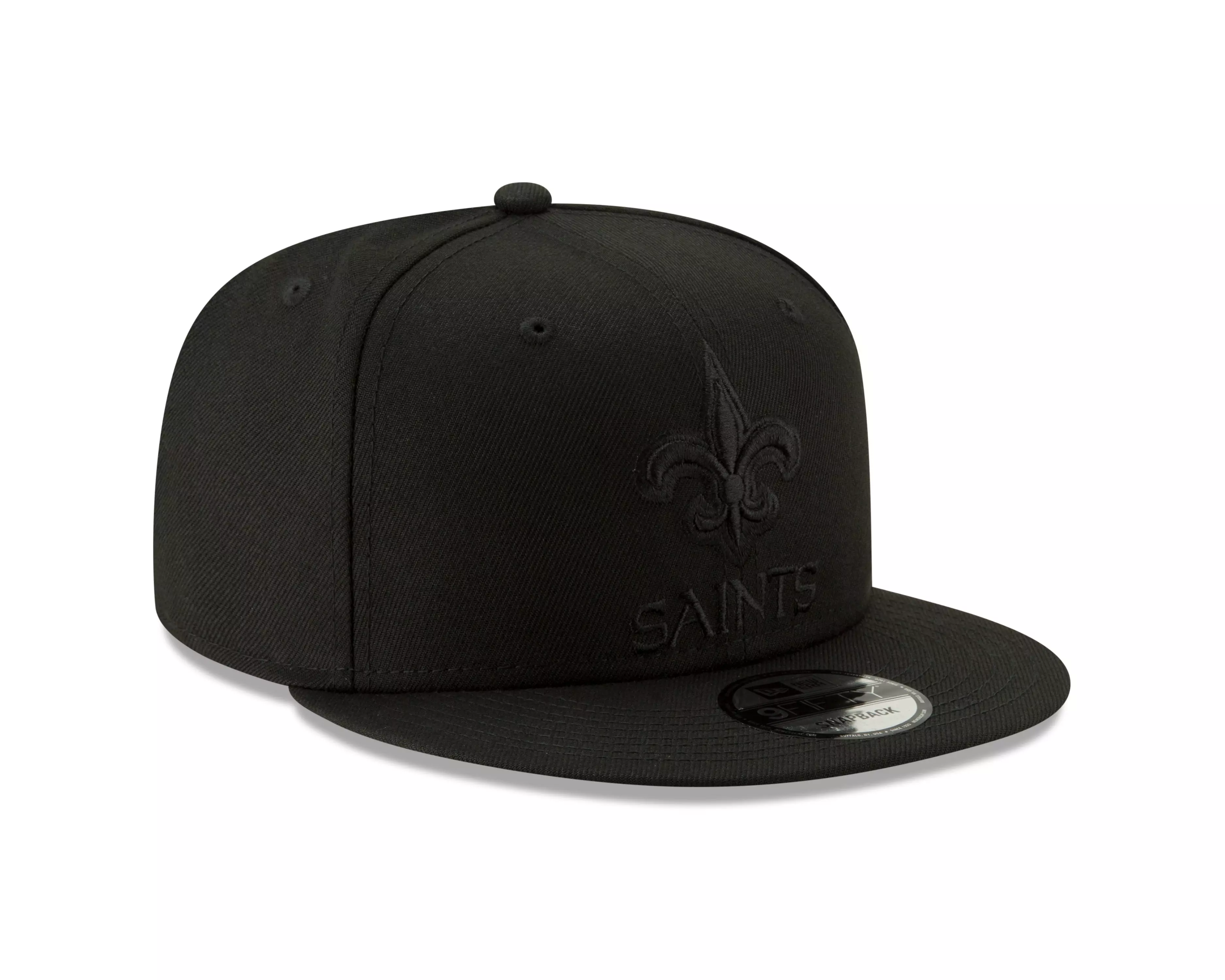 New Era New Orleans Saints 9FIFTY Snapback Hat-Black - BLACK