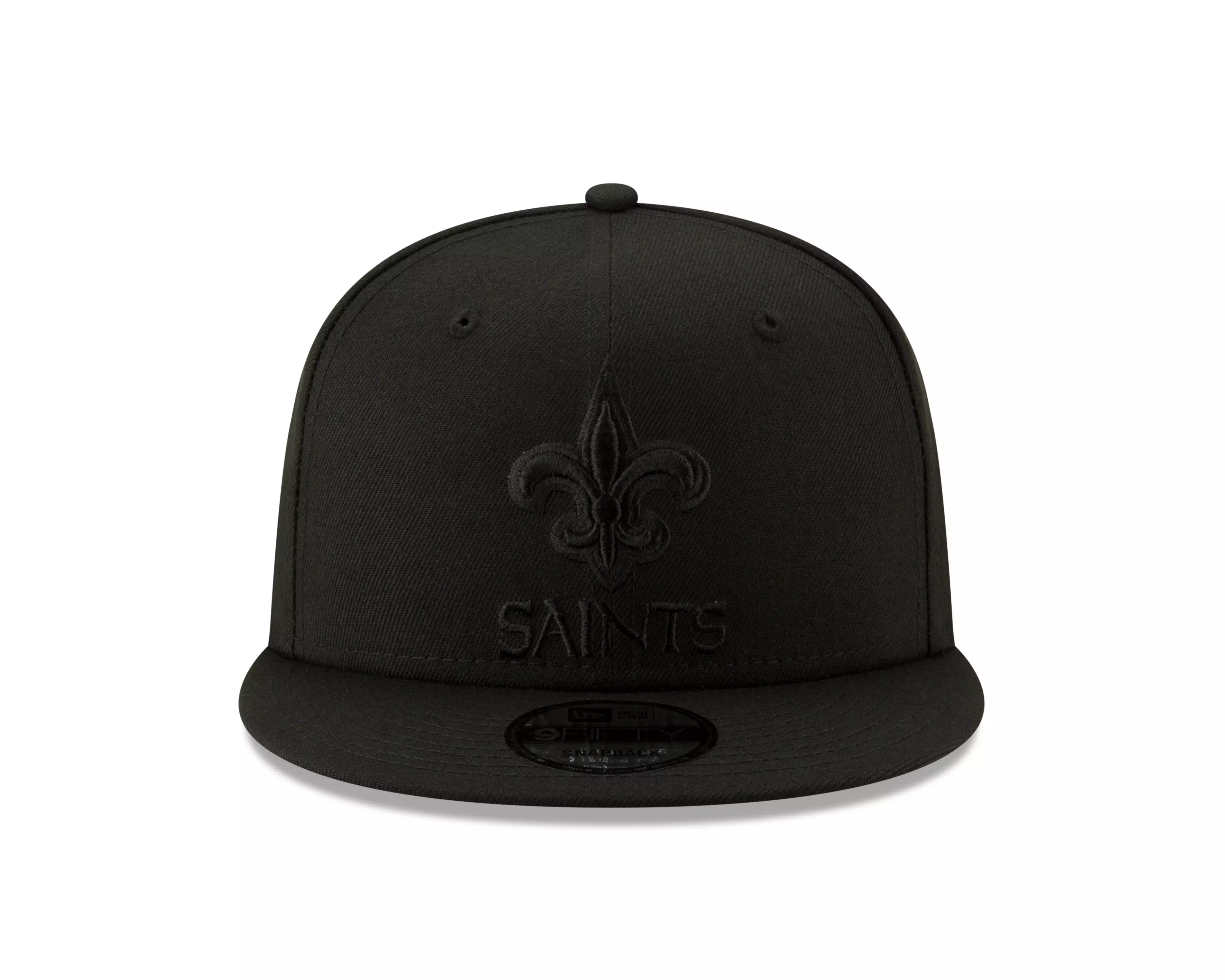 New Era New Orleans Saints 9FIFTY Snapback Hat-Black - BLACK