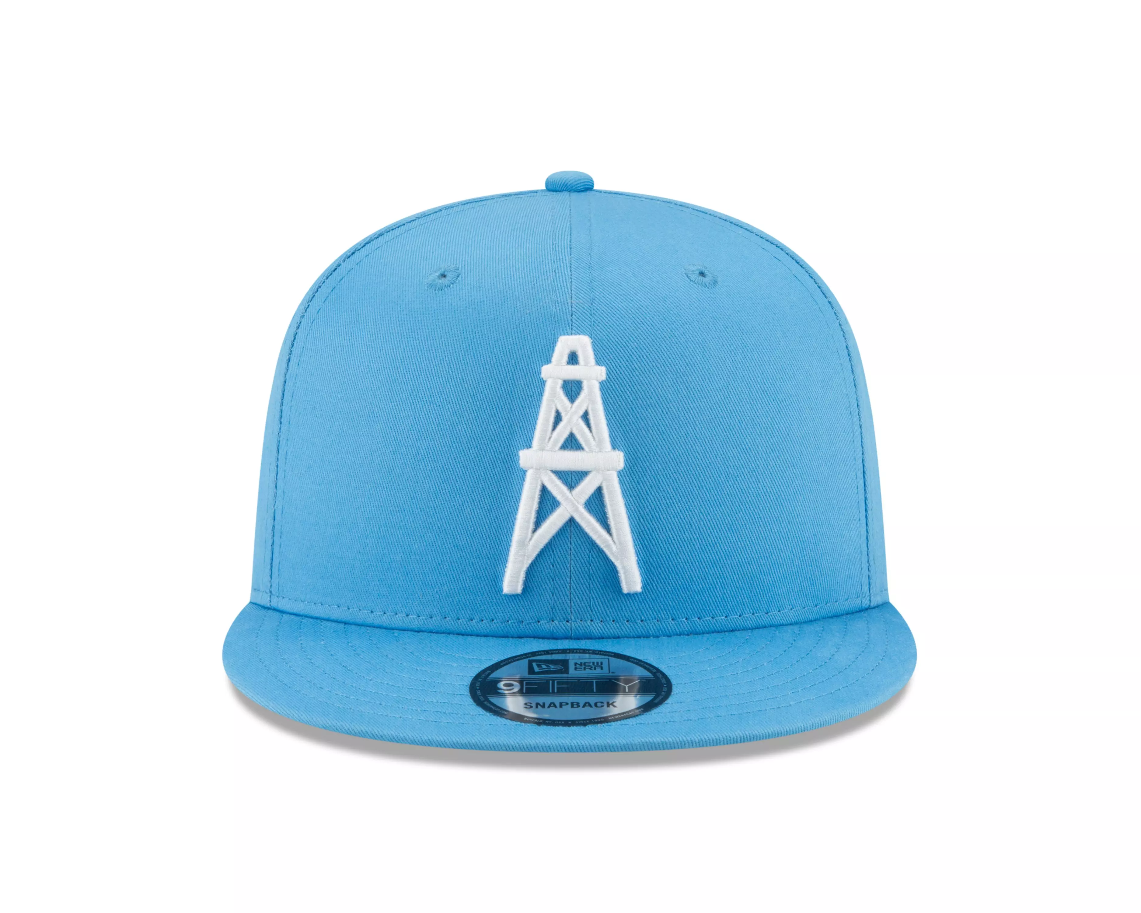New Era Houston Oilers 9FIFTY Snapback Hat-Light Blue - LT BLUE
