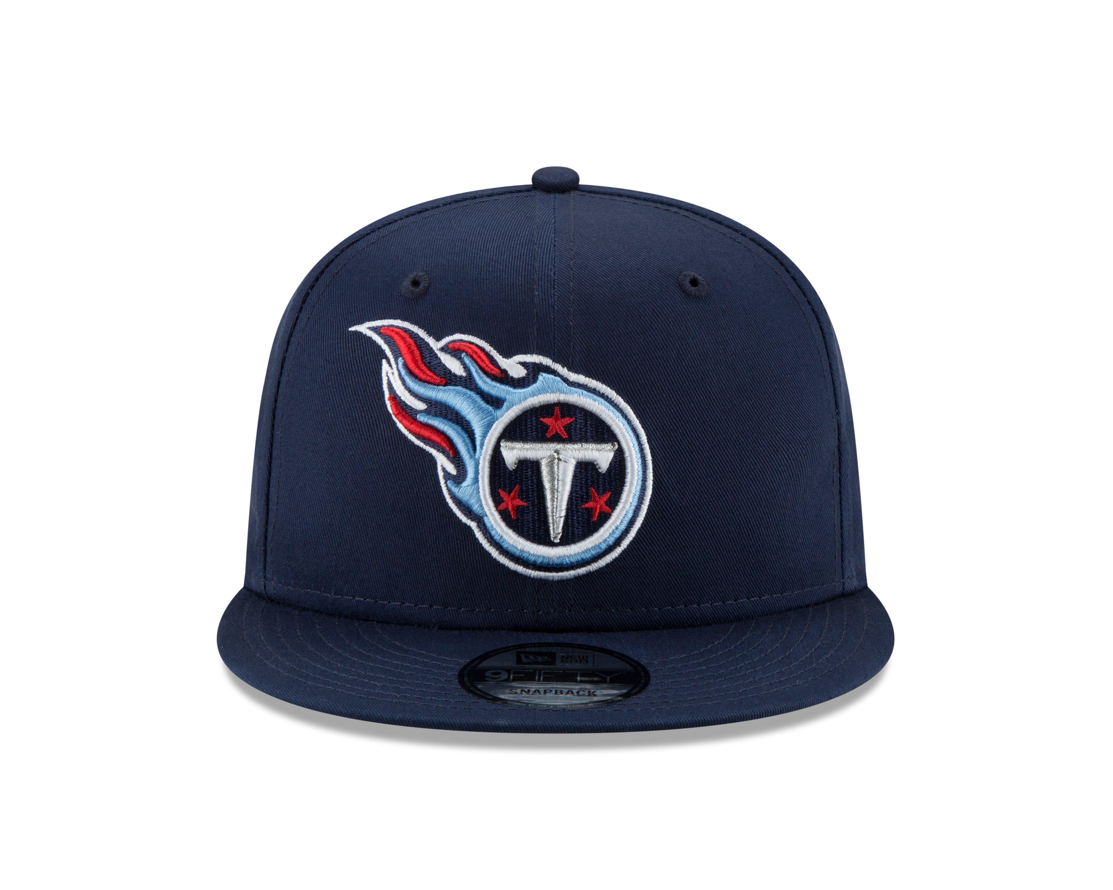New Era Tennessee Titans 9FIFTY Snapback Hat - Navy - NAVY Thumbnail View 3