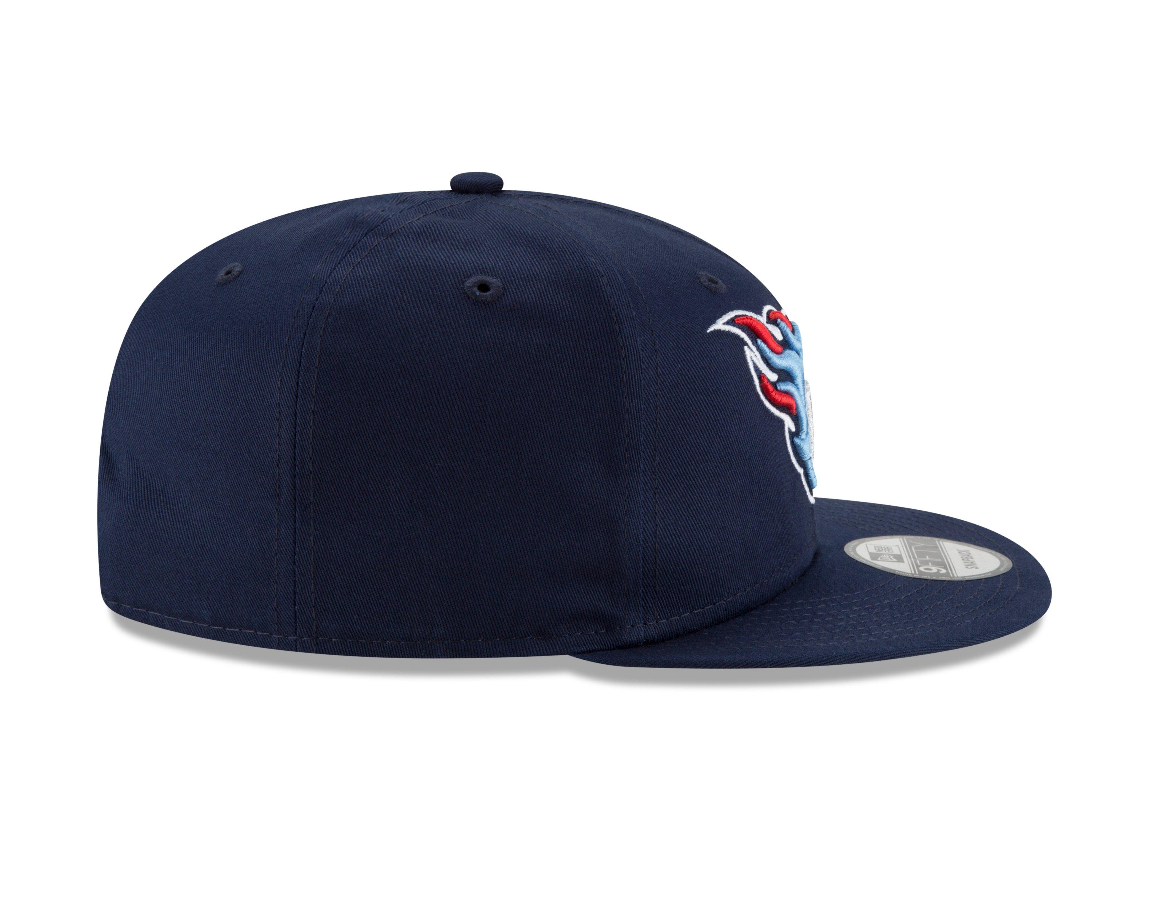 New Era Tennessee Titans 9FIFTY Snapback Hat - Navy - NAVY Thumbnail View 6