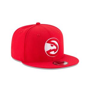 New Era Atlanta Hawks 9FIFTY Snapback Hat-Red