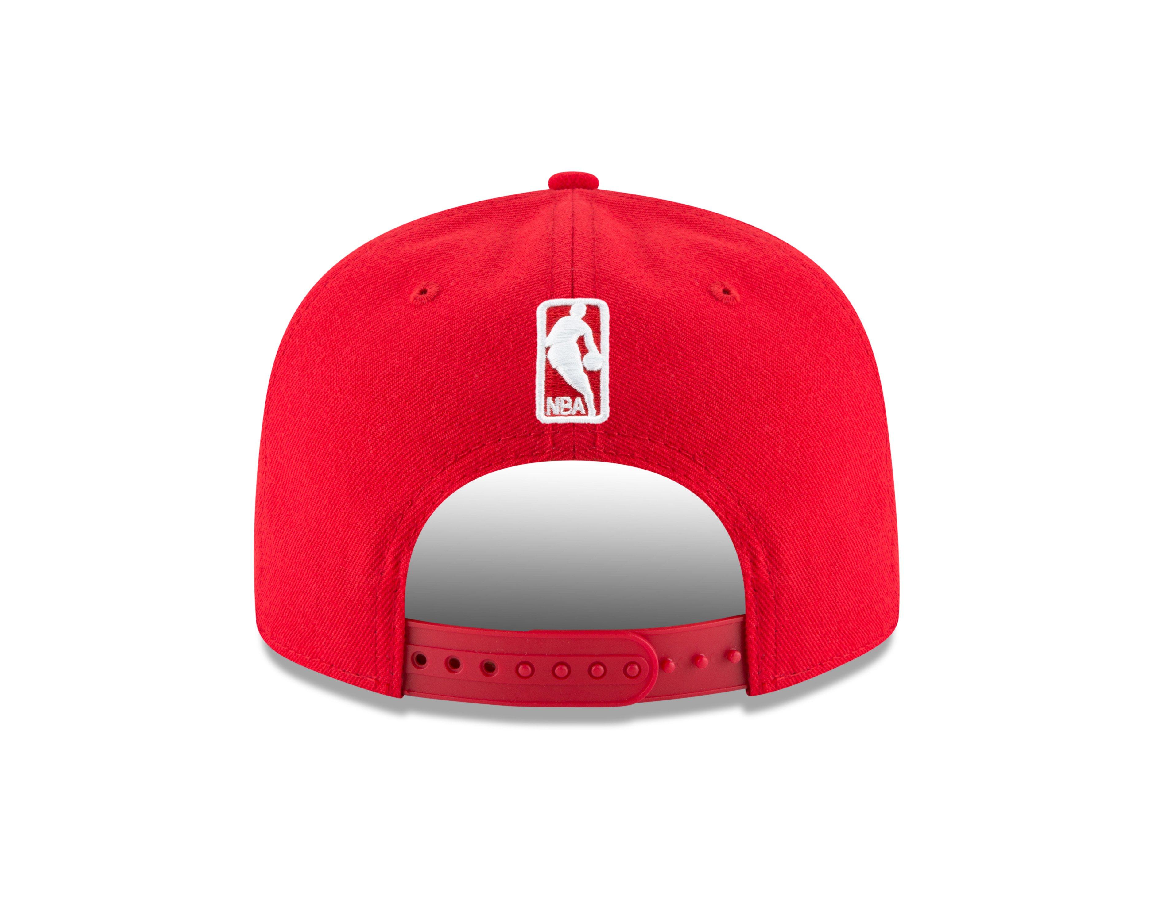 New Era Atlanta Hawks 9FIFTY Snapback Hat-Red
