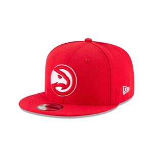 New Era Atlanta Hawks 9FIFTY Snapback Hat-Red