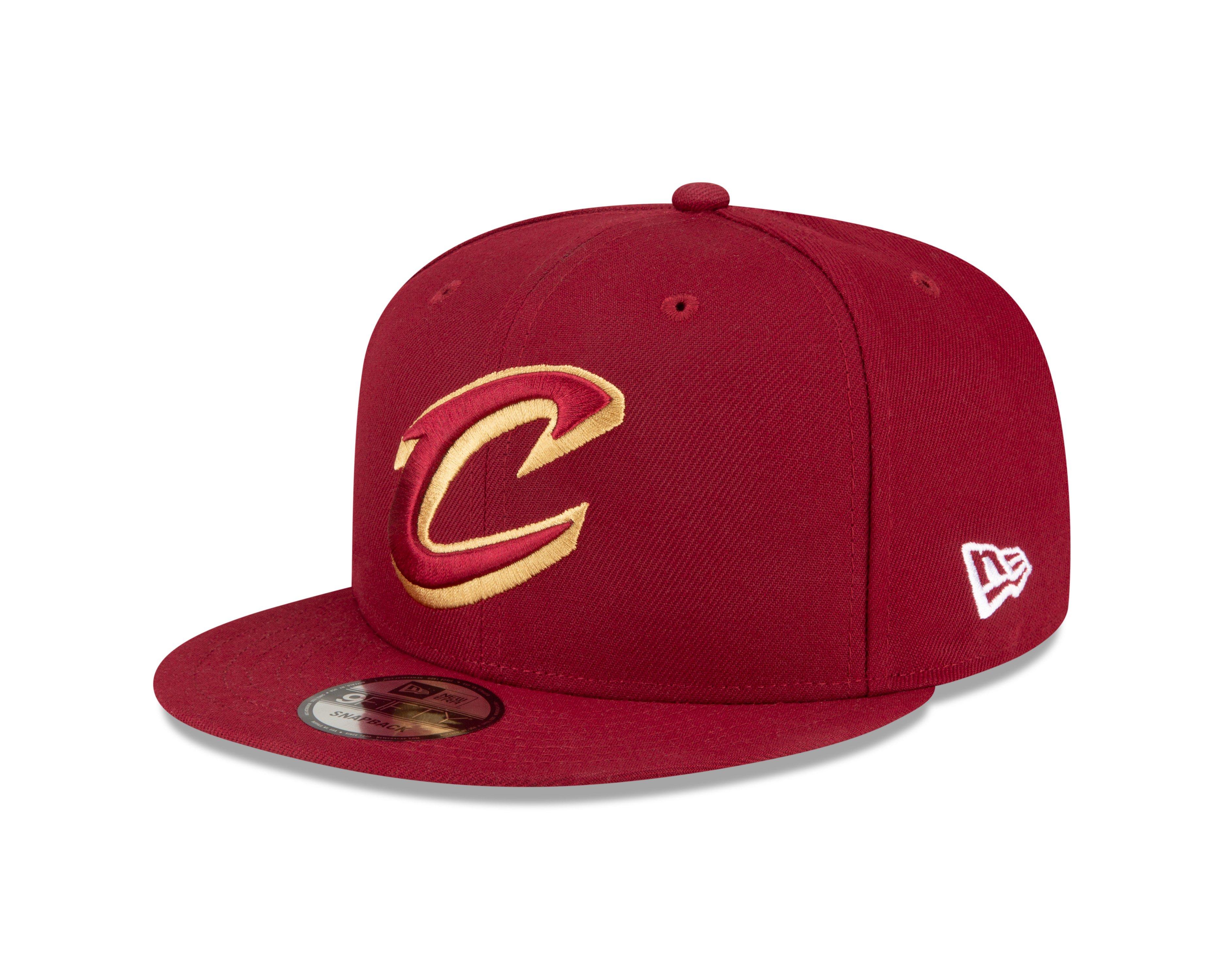 New Era Cleveland Cavaliers 9FIFTY Snapback Hat - Maroon - RED Thumbnail View 1