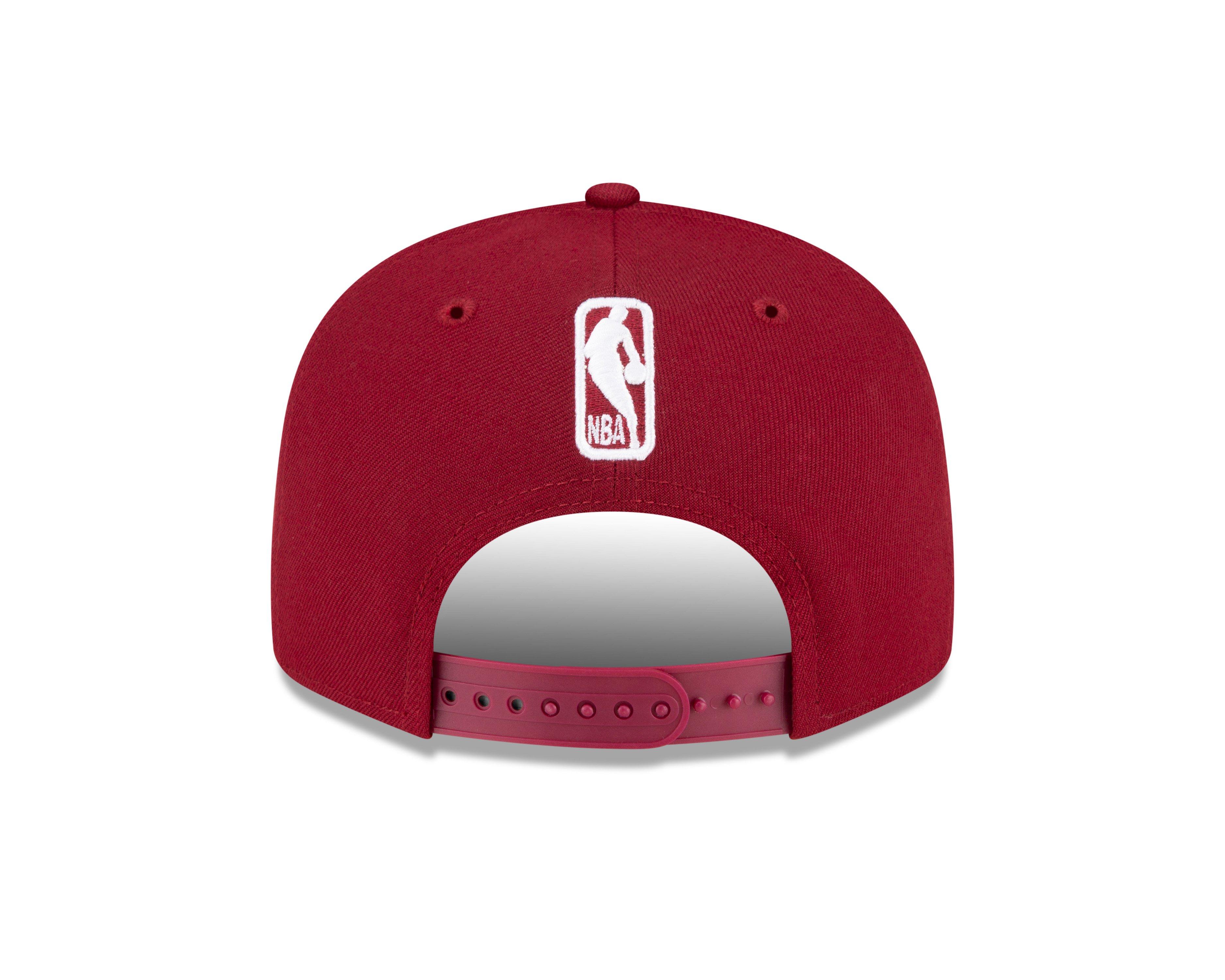 New Era Cleveland Cavaliers 9FIFTY Snapback Hat - Maroon - RED Thumbnail View 4