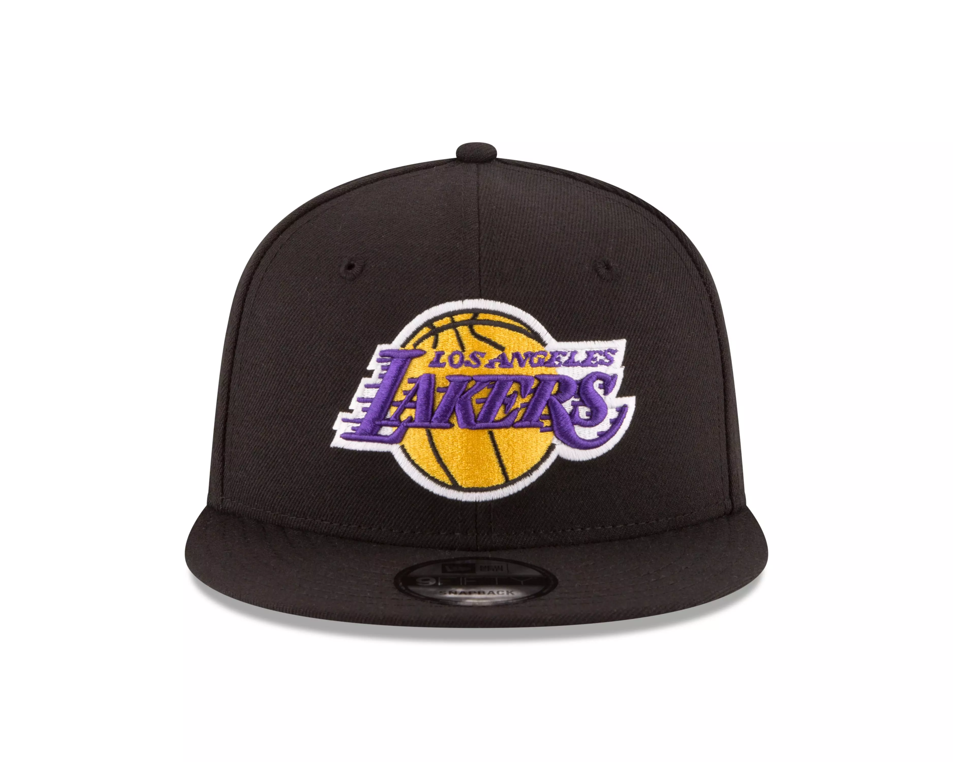 New Era Los Angeles Lakers 9FIFTY Snapback Hat-Black/Purple - BLACK/PURPLE