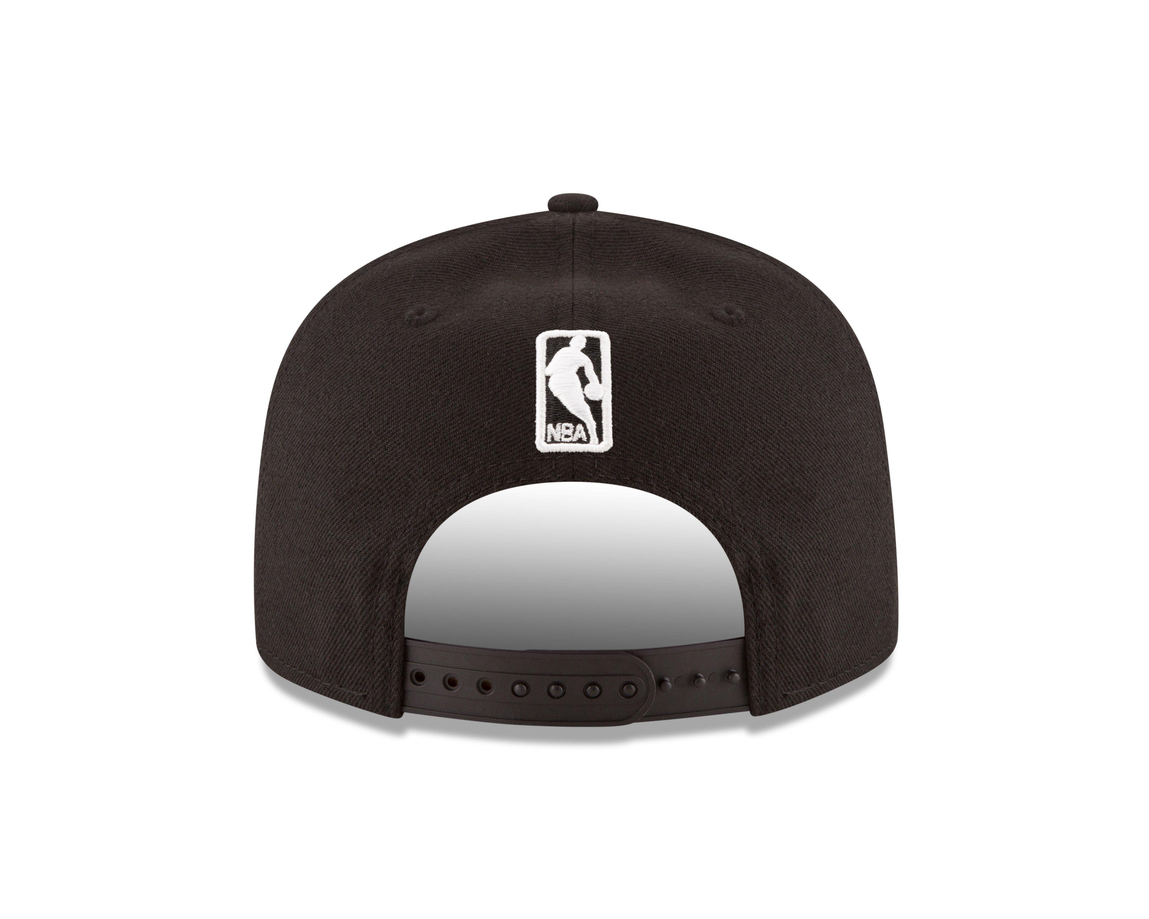 New Era Los Angeles Lakers 9FIFTY Snapback Hat - Black/Purple - BLACK/PURPLE Thumbnail View 4