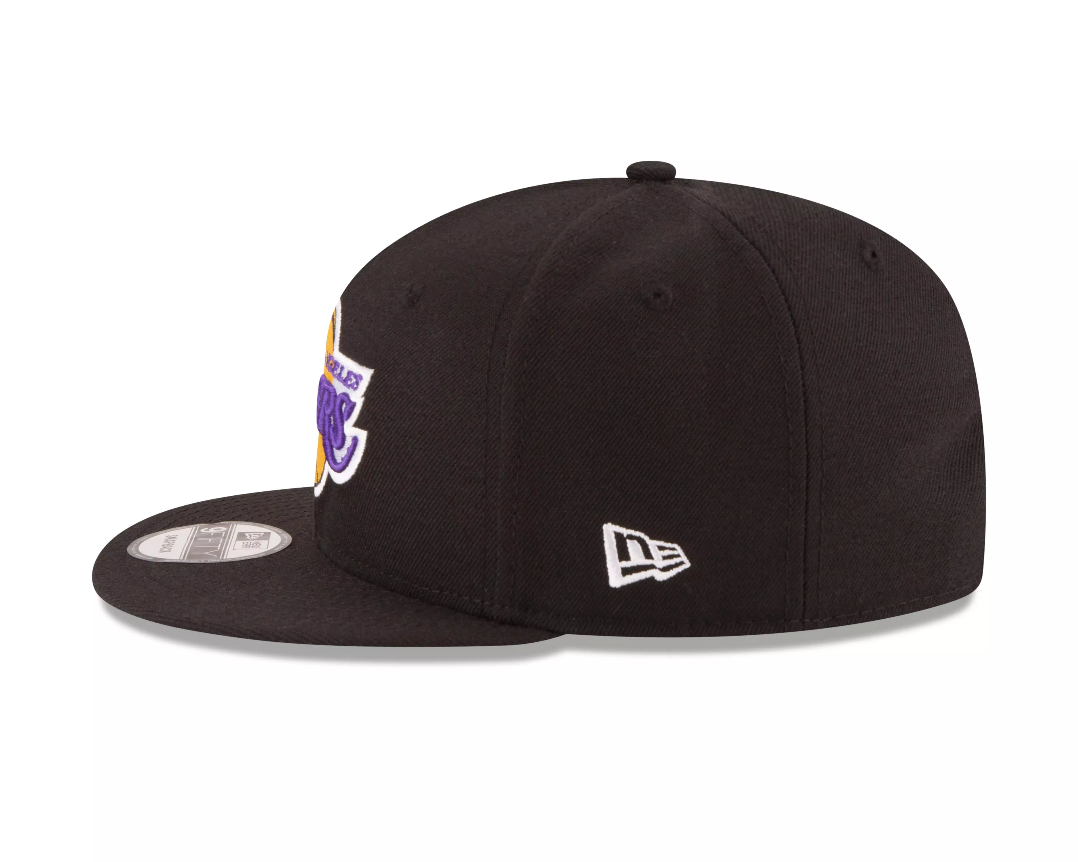New Era Los Angeles Lakers 9FIFTY Snapback Hat-Black/Purple - BLACK/PURPLE