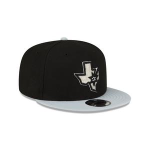 New Era San Antonio Spurs 9FIFTY Snapback Hat-Black/Grey
