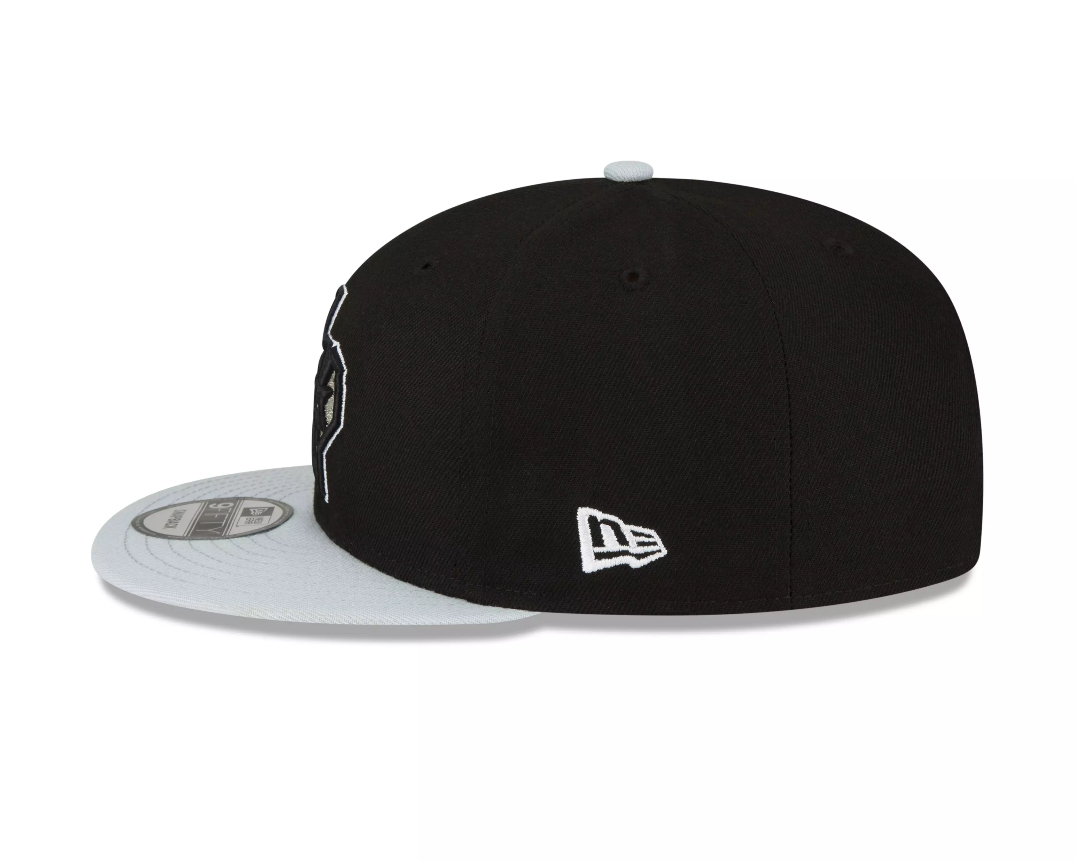 New Era San Antonio Spurs 9FIFTY Snapback Hat - Black/Grey - BLACK/GREY