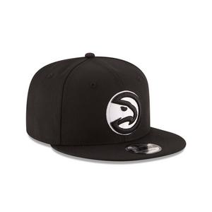 New Era Atlanta Hawks 9FIFTY Snapback Hat-Black/White